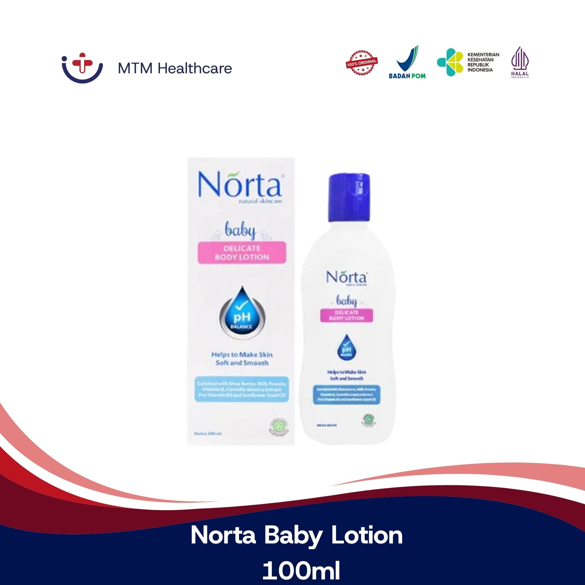 Norta Baby Delicate Body Lotion 100Ml