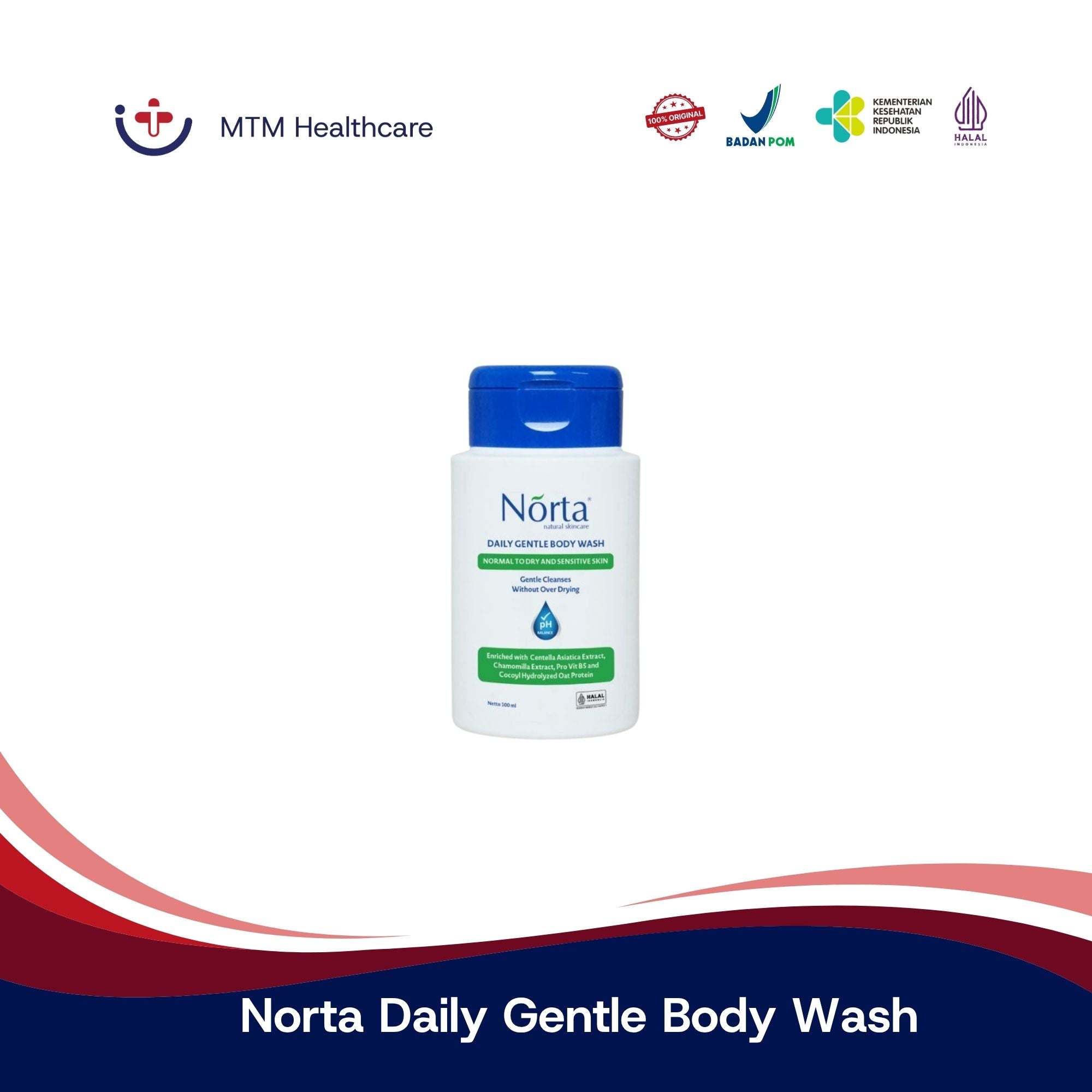 Norta Daily Gentle Body Wash 100ML