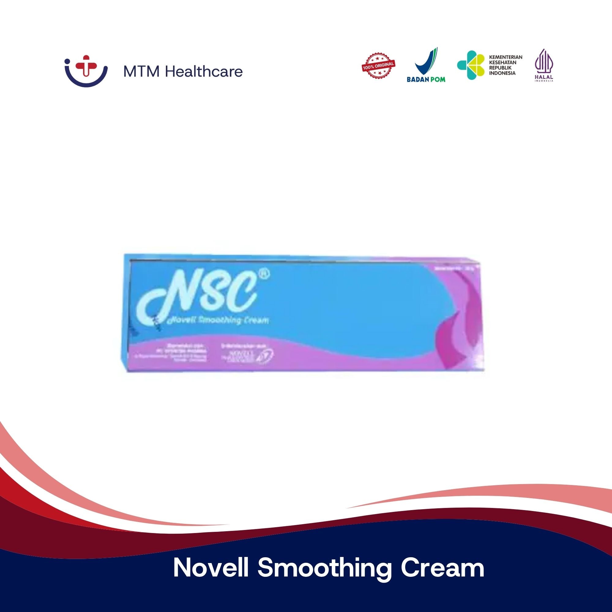 Novell Smoothing Cream NSC 30Gram