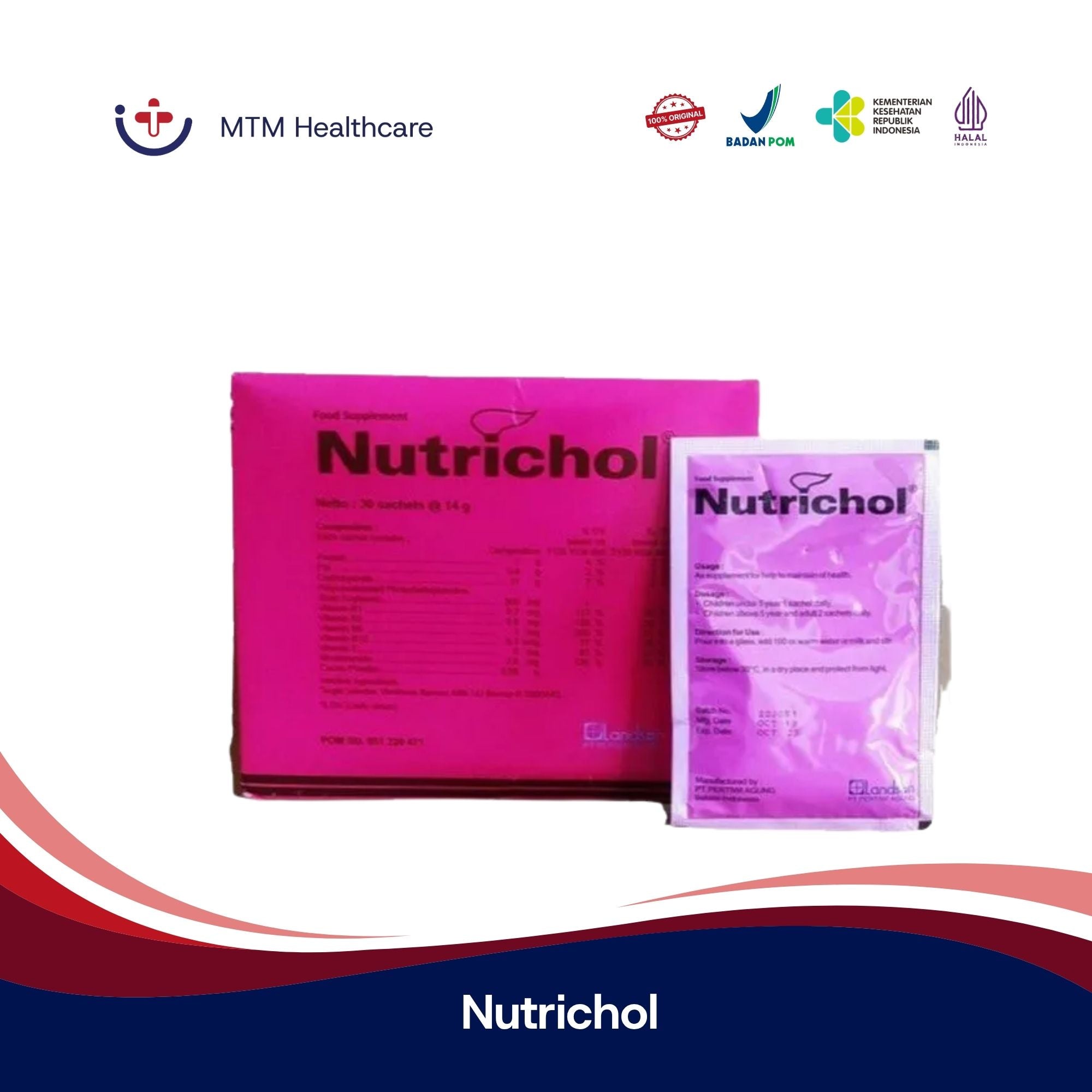 NUTRICHOL BOX 30 SACHET 14 GRAM