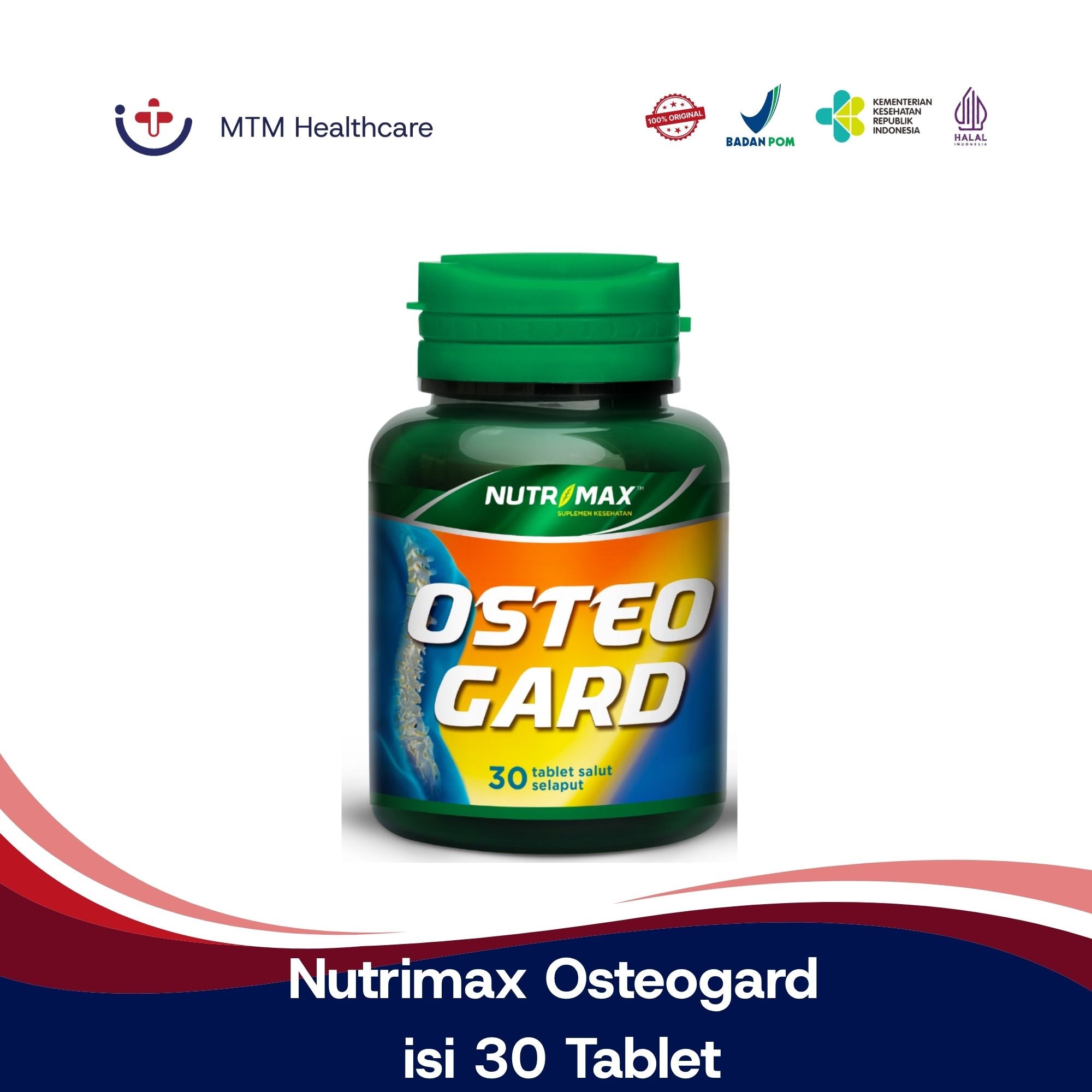 Nutrimax Osteogard Isi 30 Tablet Vitamin Suplemen
