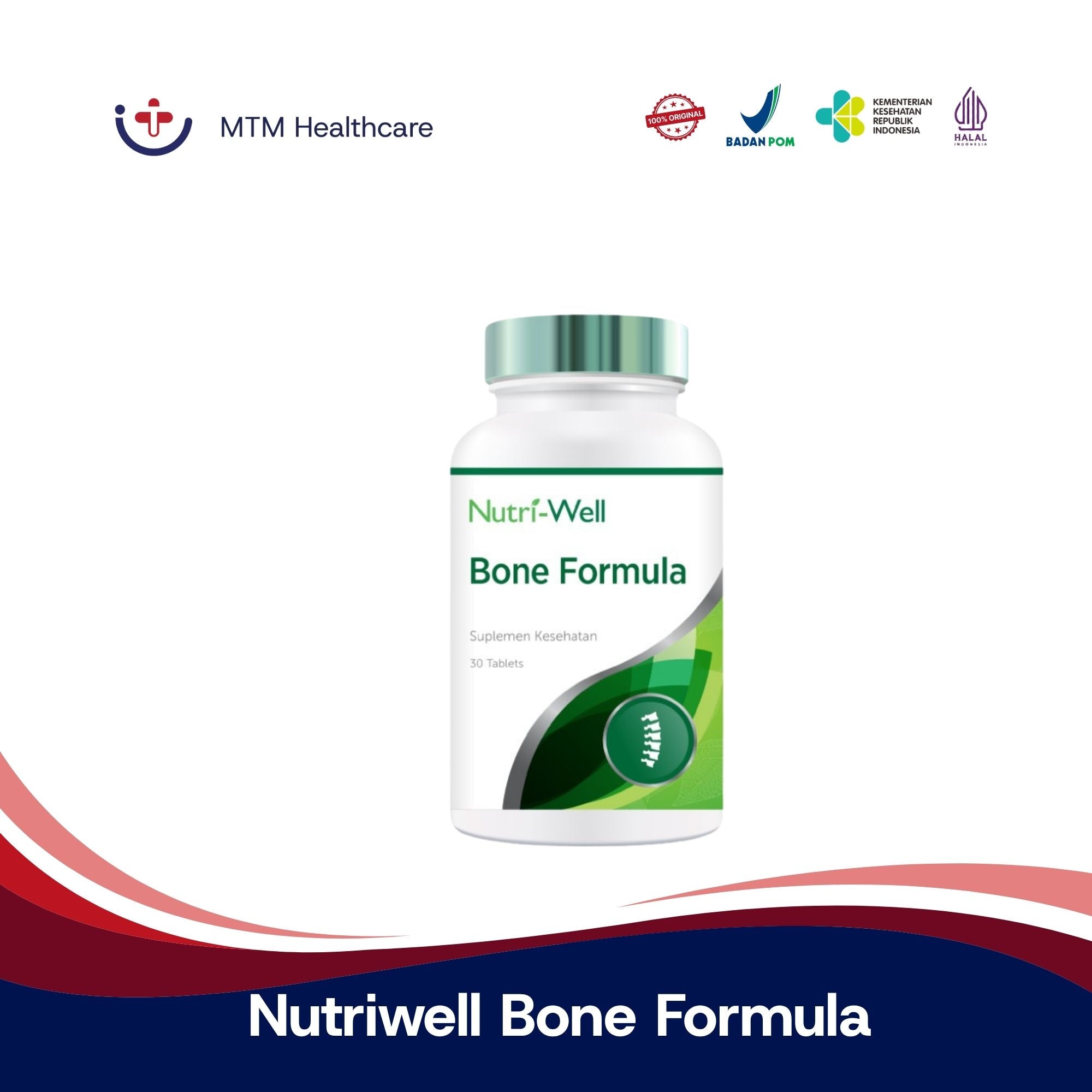 Nutriwell Bone Formula Isi 30 tablet