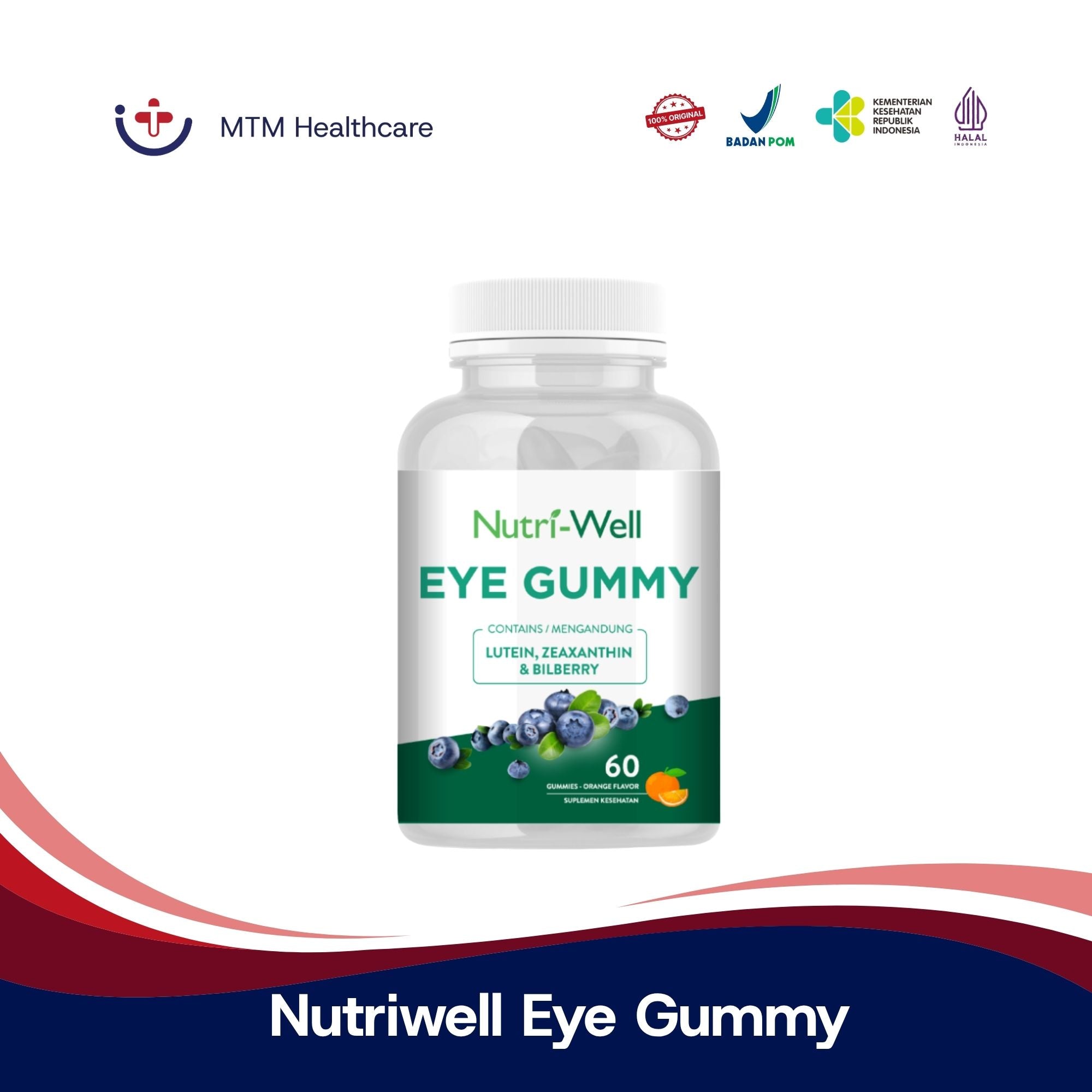 Nutriwell Eye Gummy Isi 60 Tablet