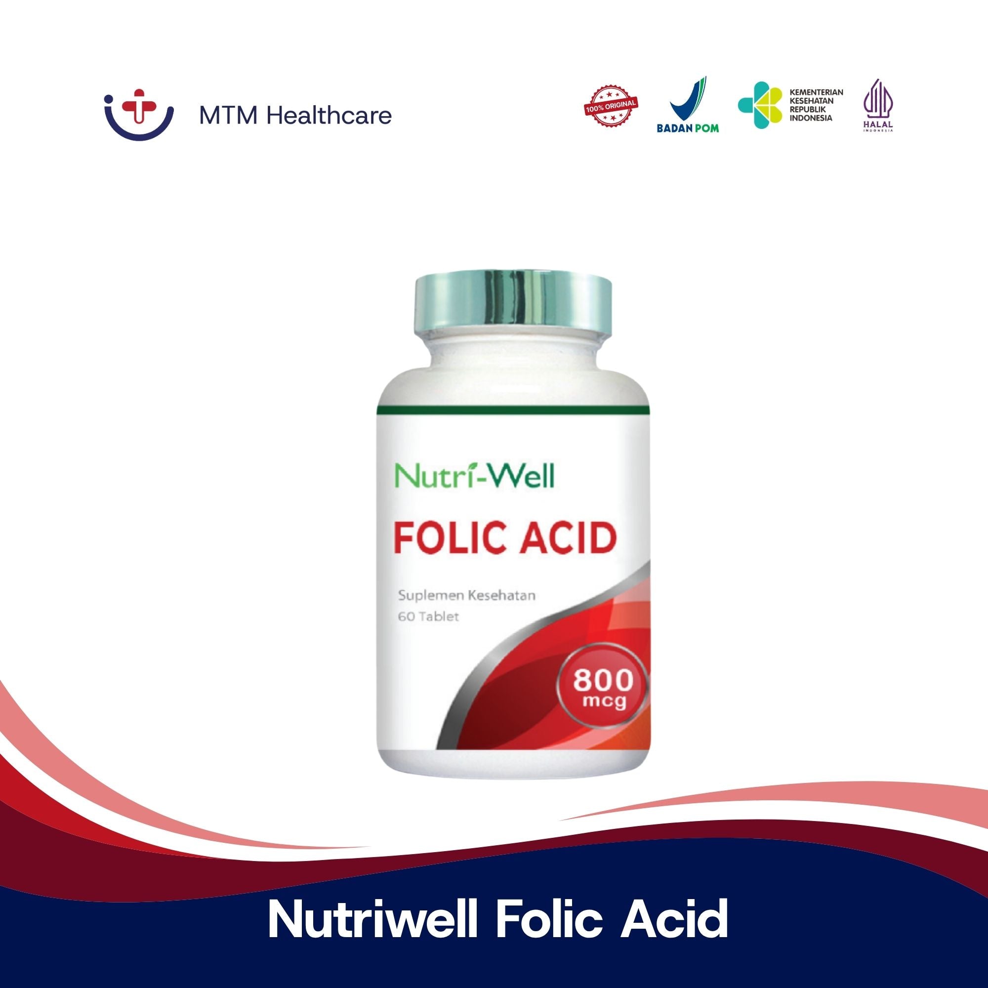 Nutriwell Folic Acid Isi 60 Tablet
