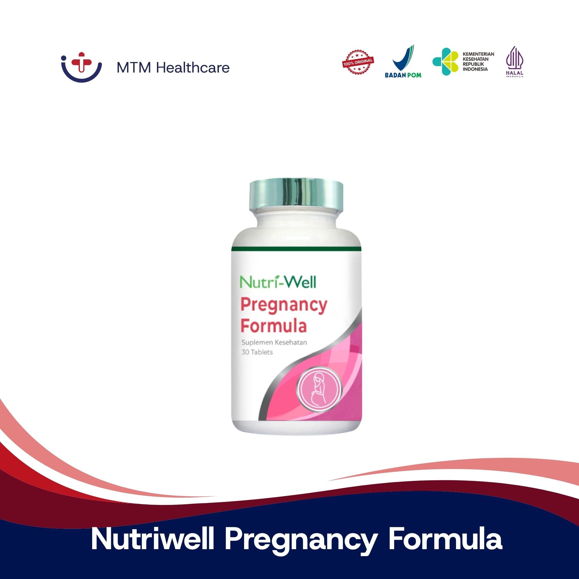 Nutriwell Pregnancy Formula Isi 30 Tablet
