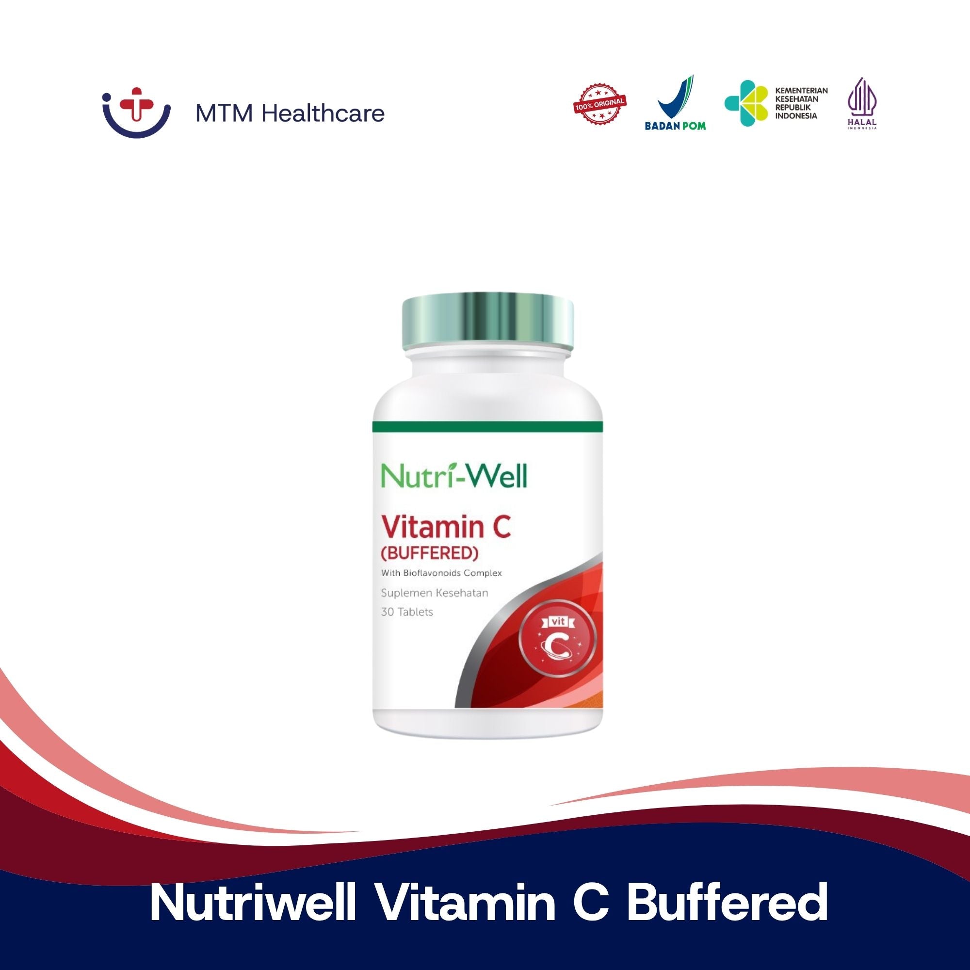 Nutriwell Vitamin C Buffered Isi 30 Tablet