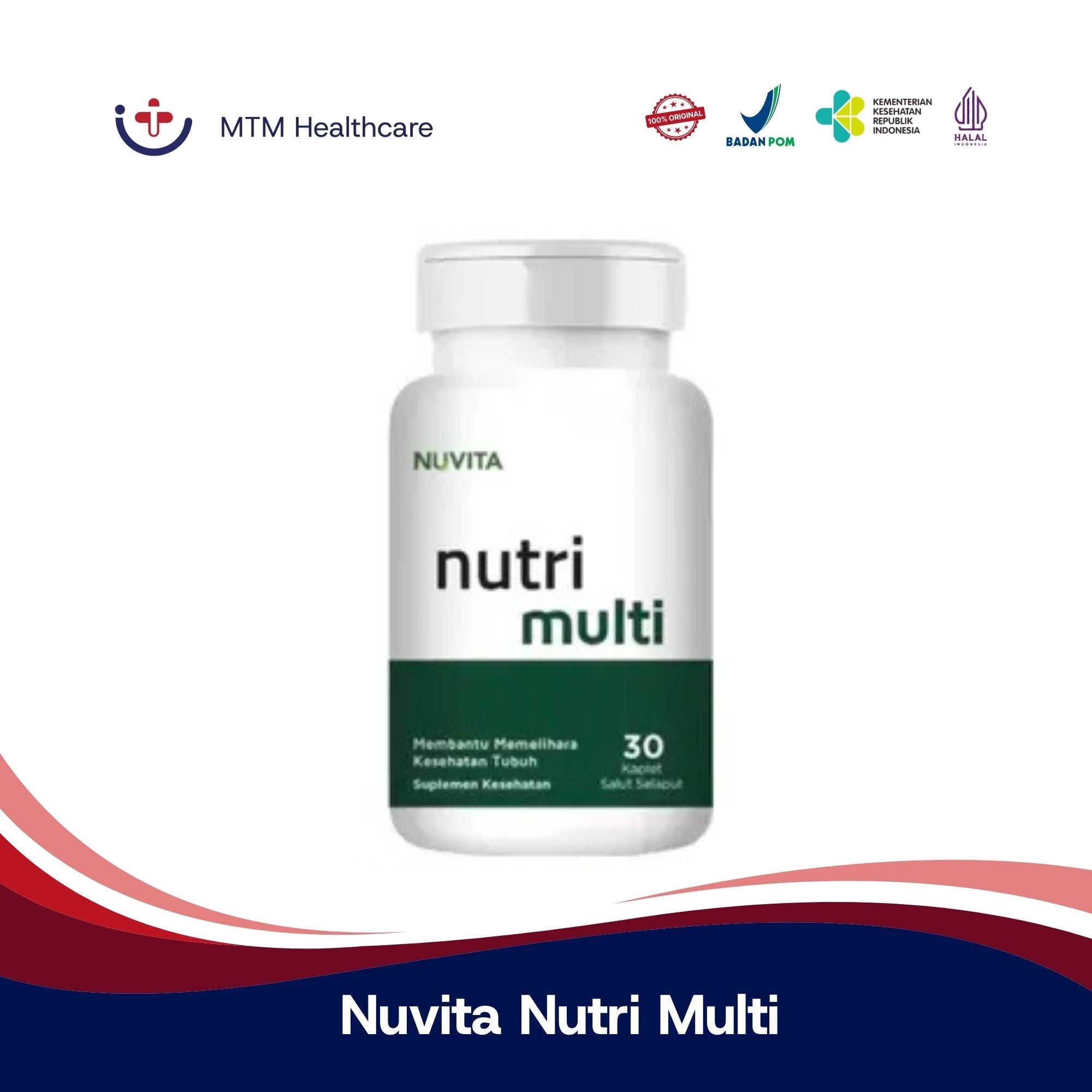 Nuvita Nutri Multi Isi 30 Kaplet Vitamin Suplemen