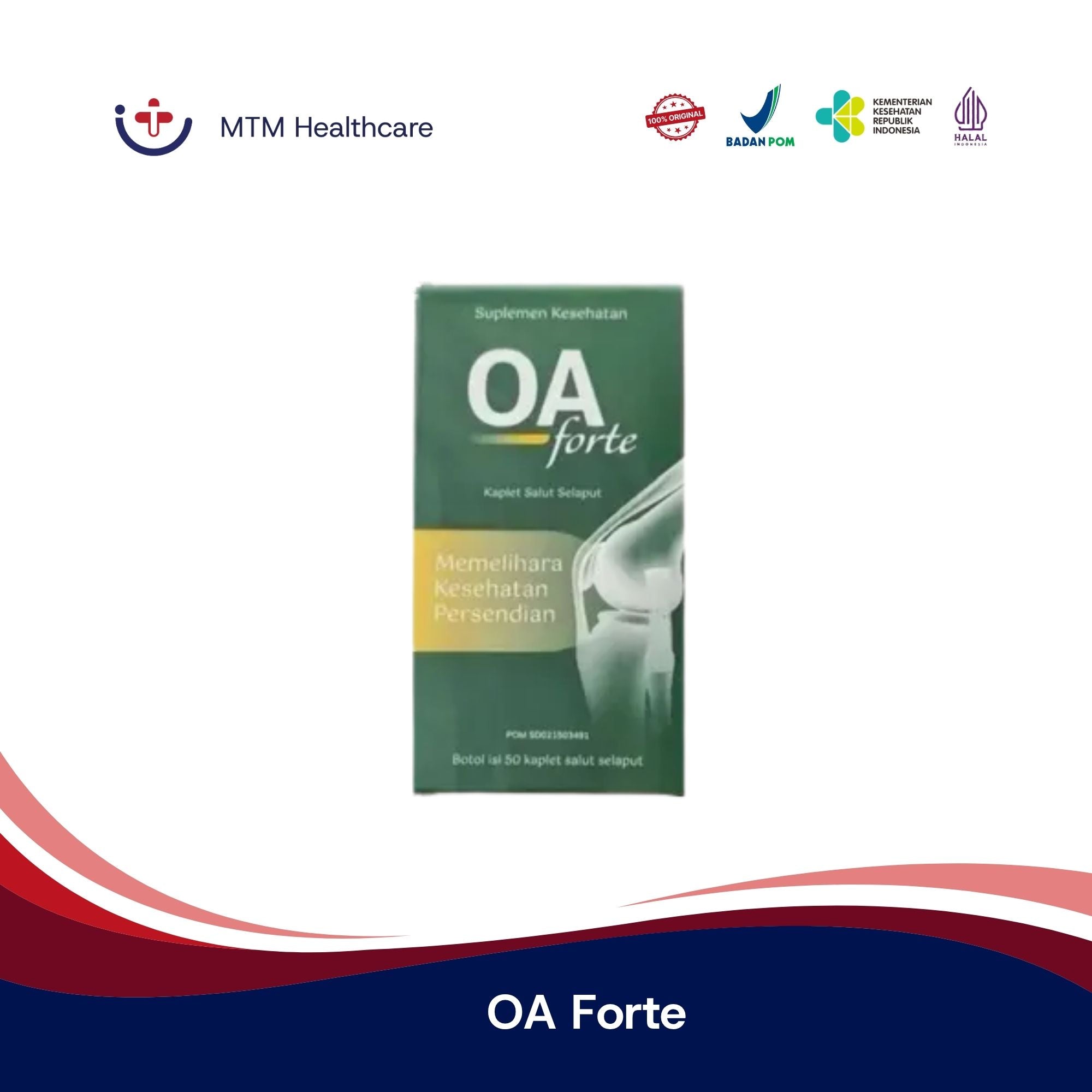 OA Forte Botol Isi 50 Tablet Vitamin Suplemen