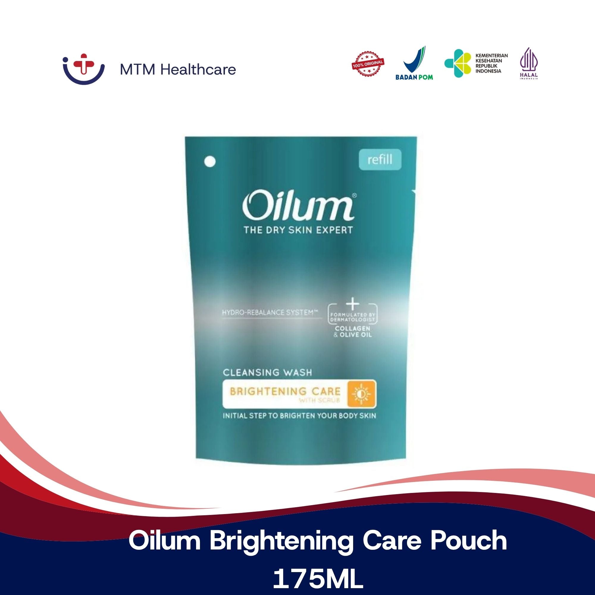 Oilum Brightening Care Pouch Cleansing Wash 175ML