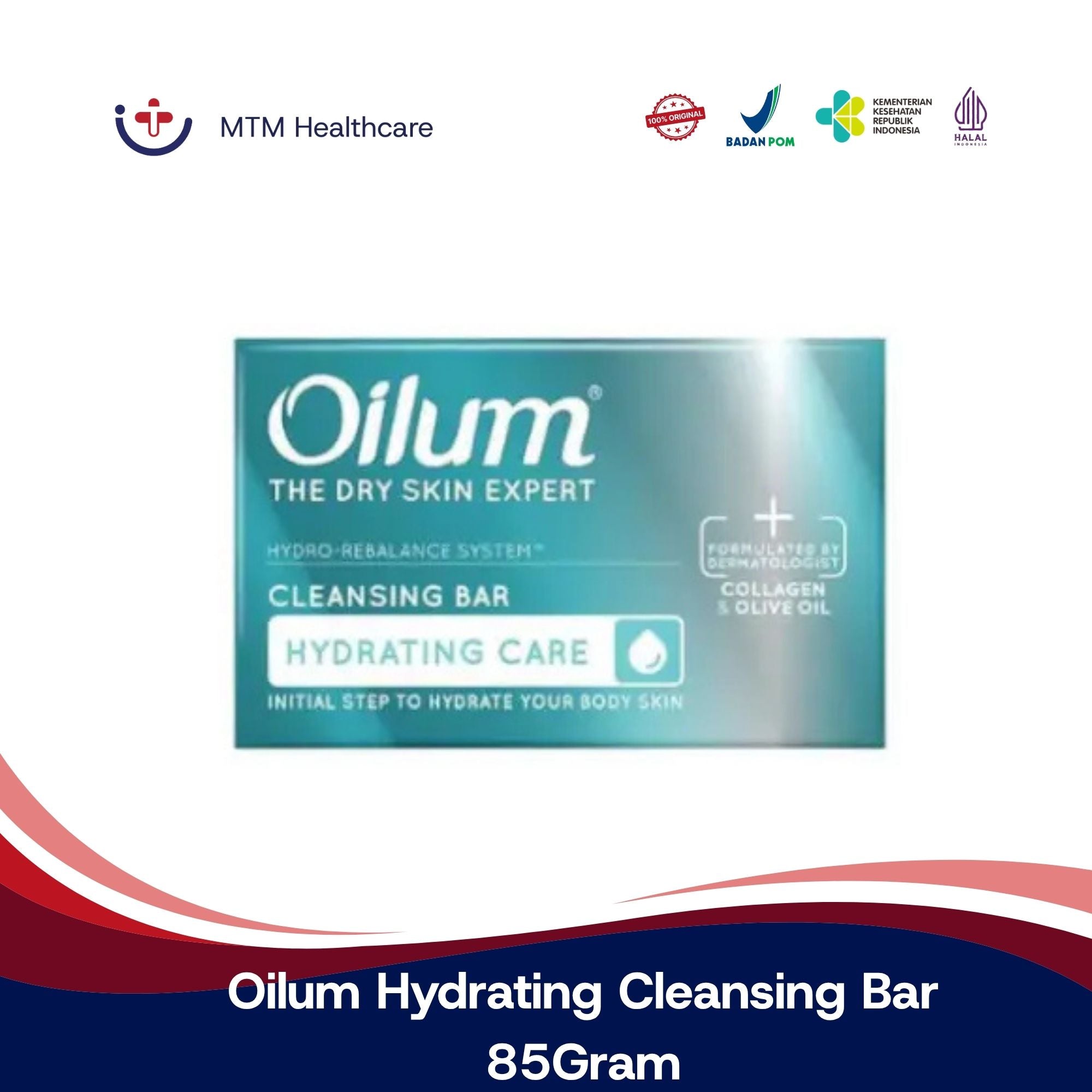 Oilum Hydrating Cleansing Bar 85Gram