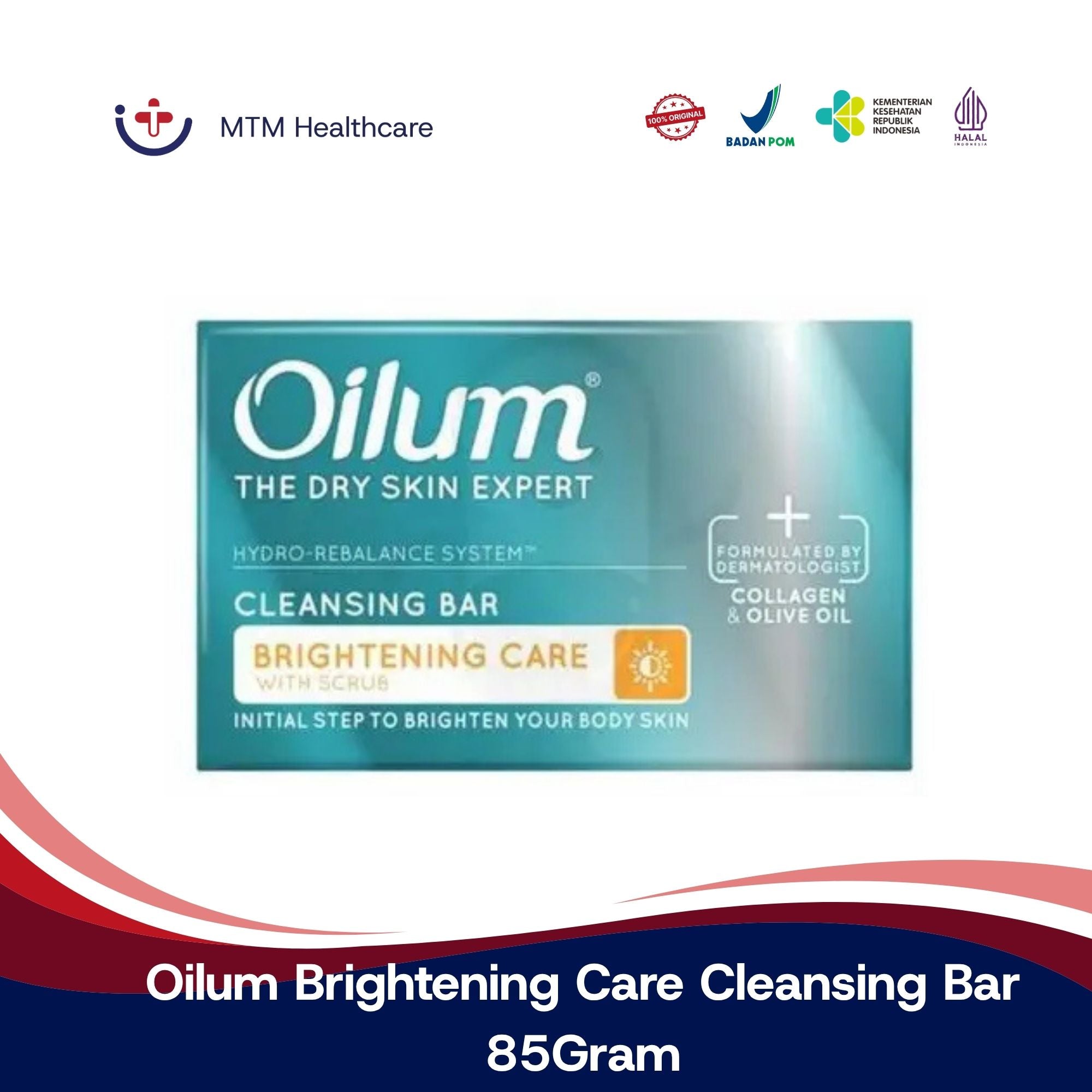 Oilum Brightening Care Cleansing Bar 85Gram