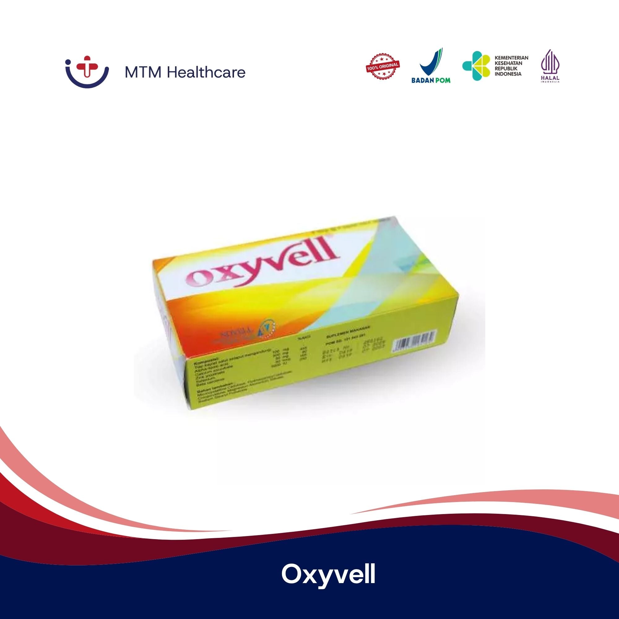 Oxyvell Box isi 30 Tablet Vitamin Suplemen