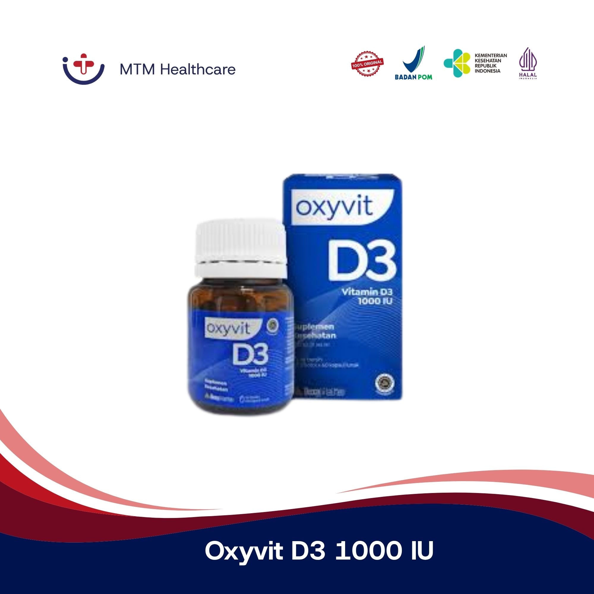 OXYVIT D3 1000 IU (BOX/60 SOFTGEL)