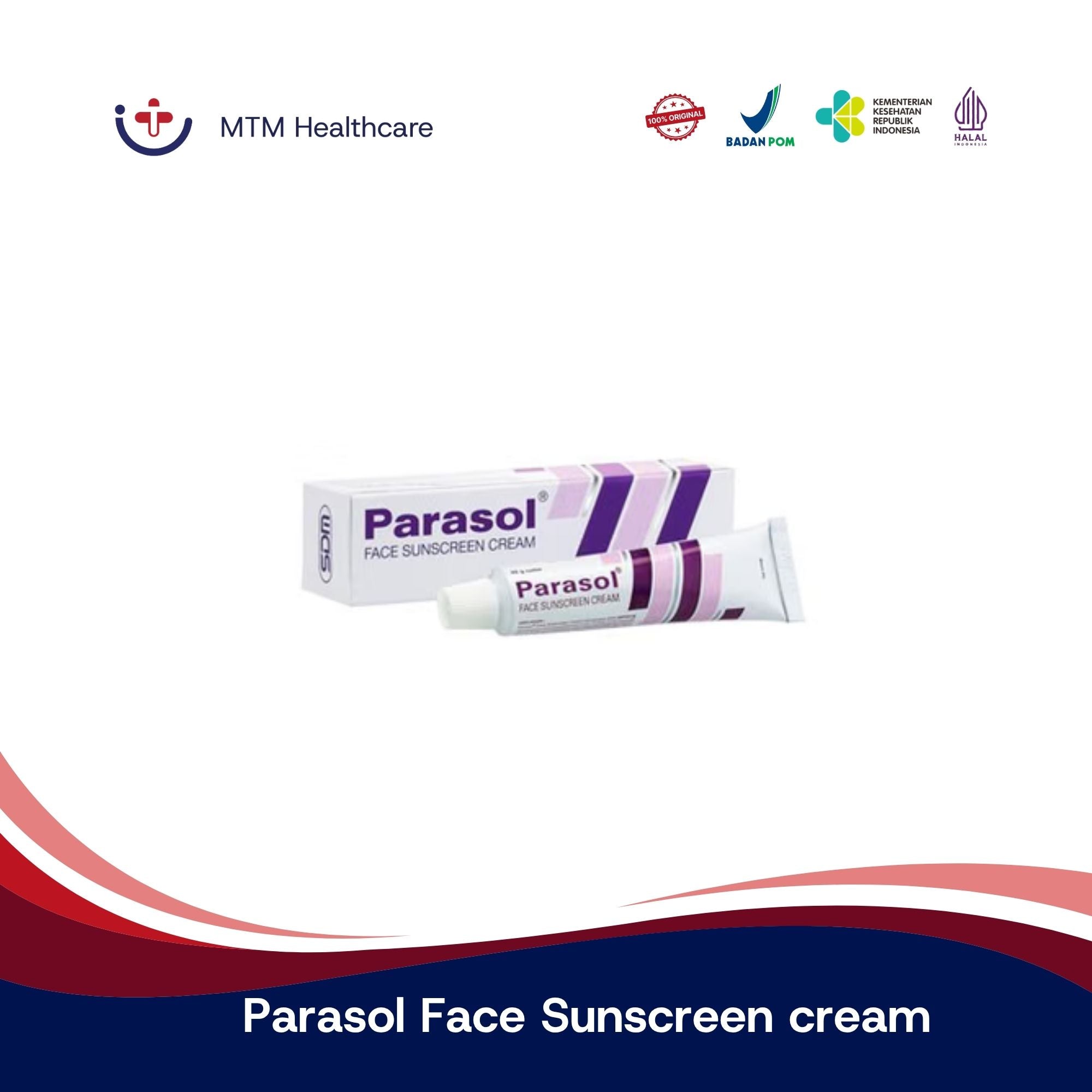 PARASOL Face Sunscreen cream 20g