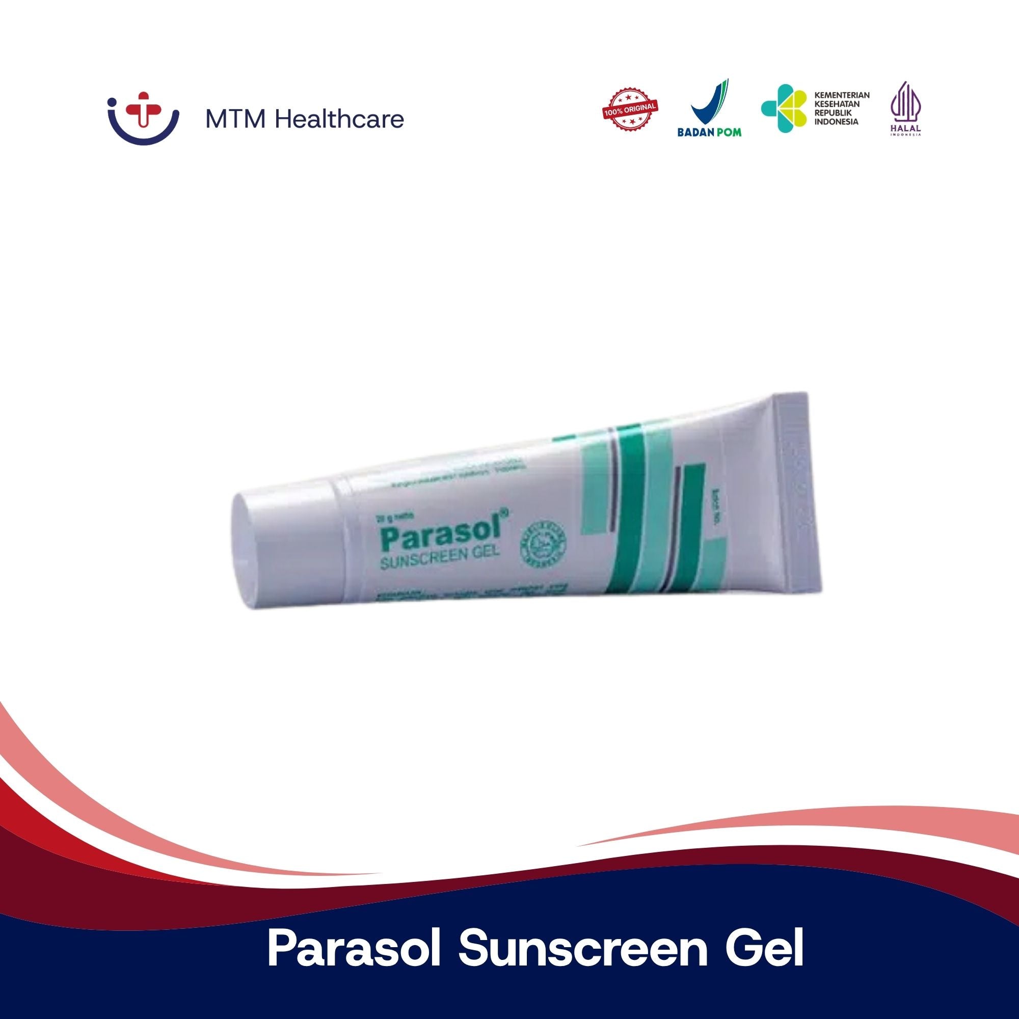 PARASOL SUNSCREEN GEL 20 GRAM TUBE
