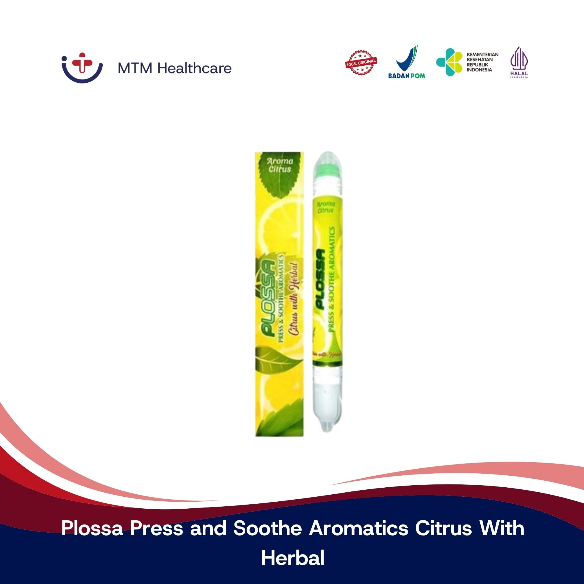 PLOSSA PRESS AND SOOTHE AROMATICS CITRUS WITH HERBAL 4 ML