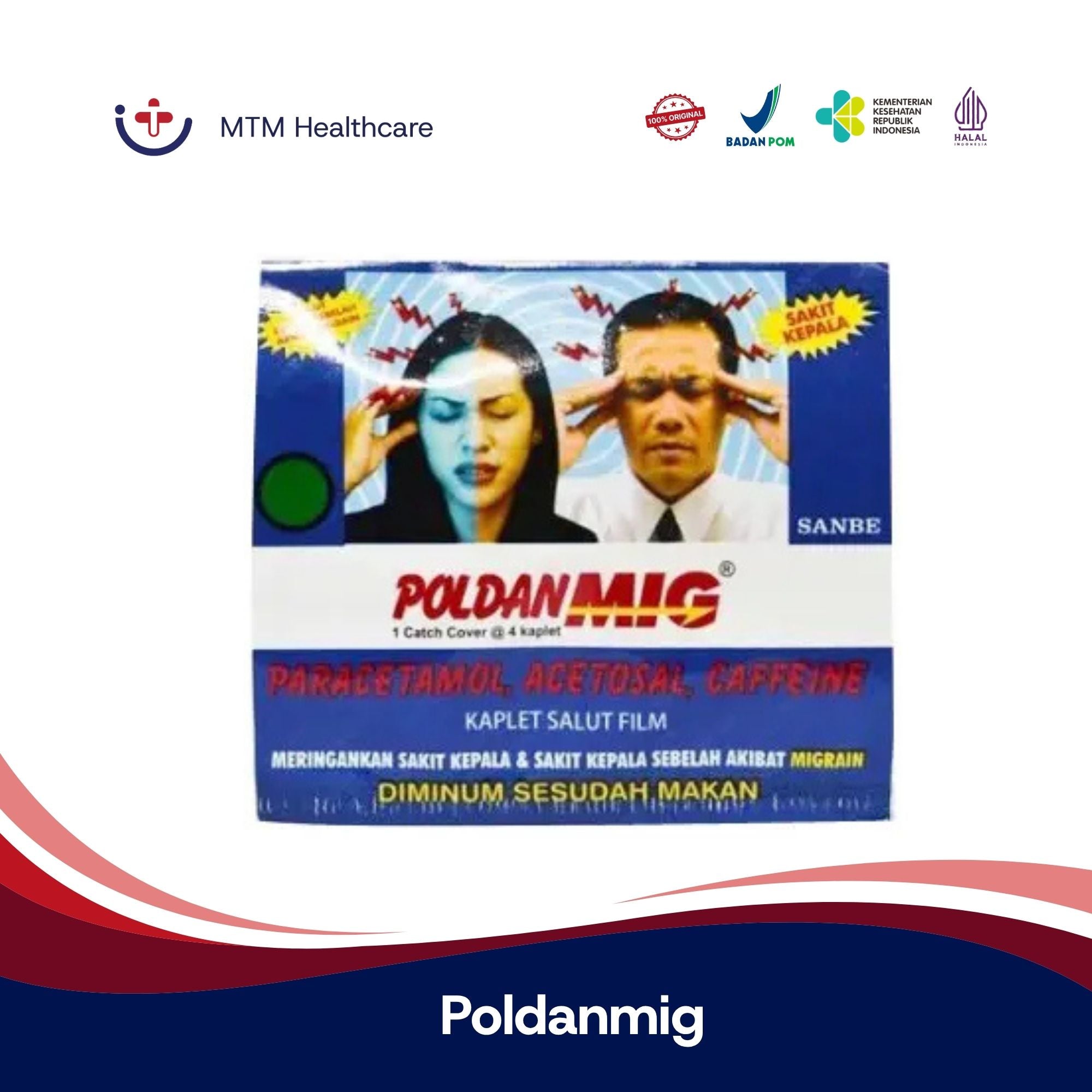 Poldanmig Strip Isi 4 Tablet