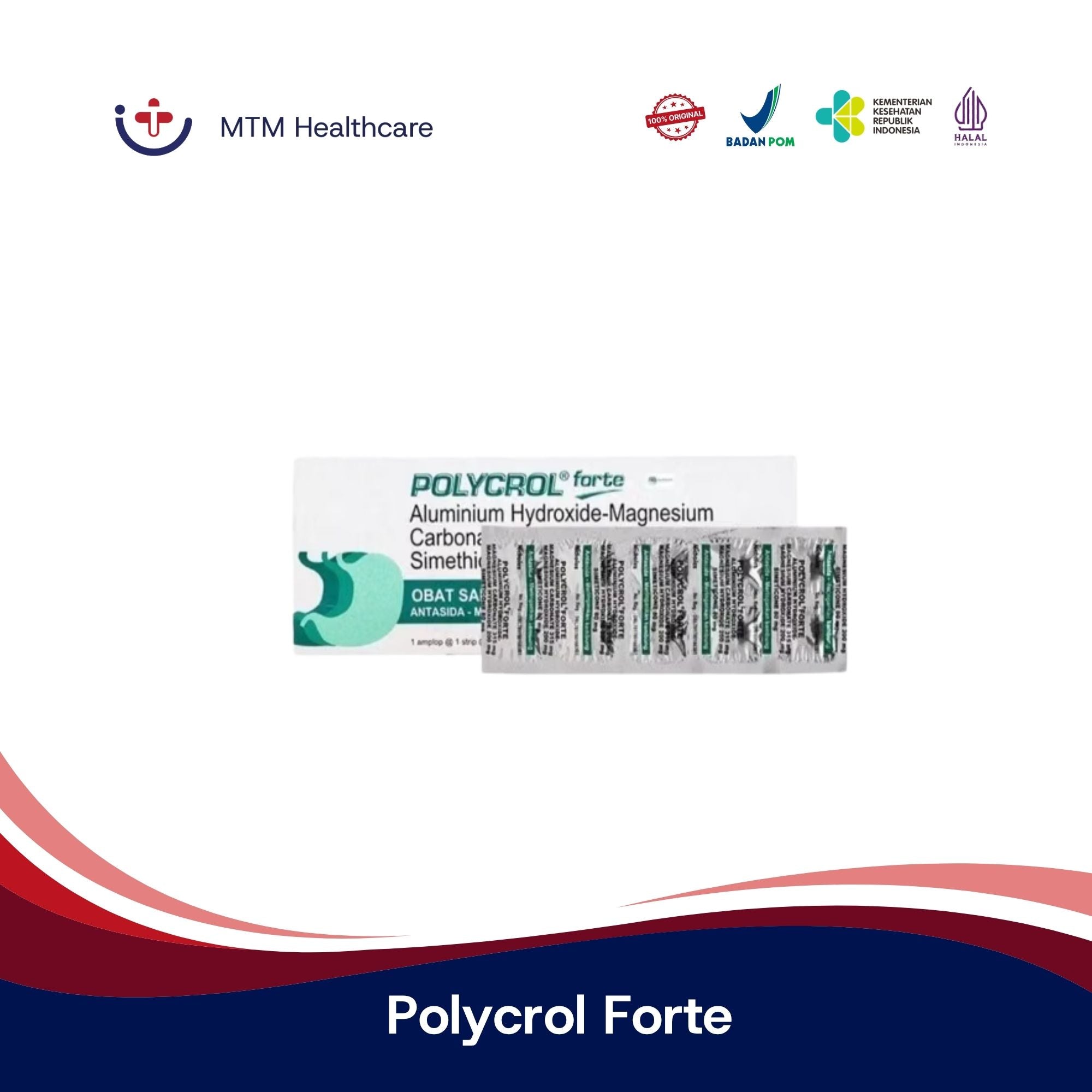 POLYCROL FORTE STRIP 10 TABLET