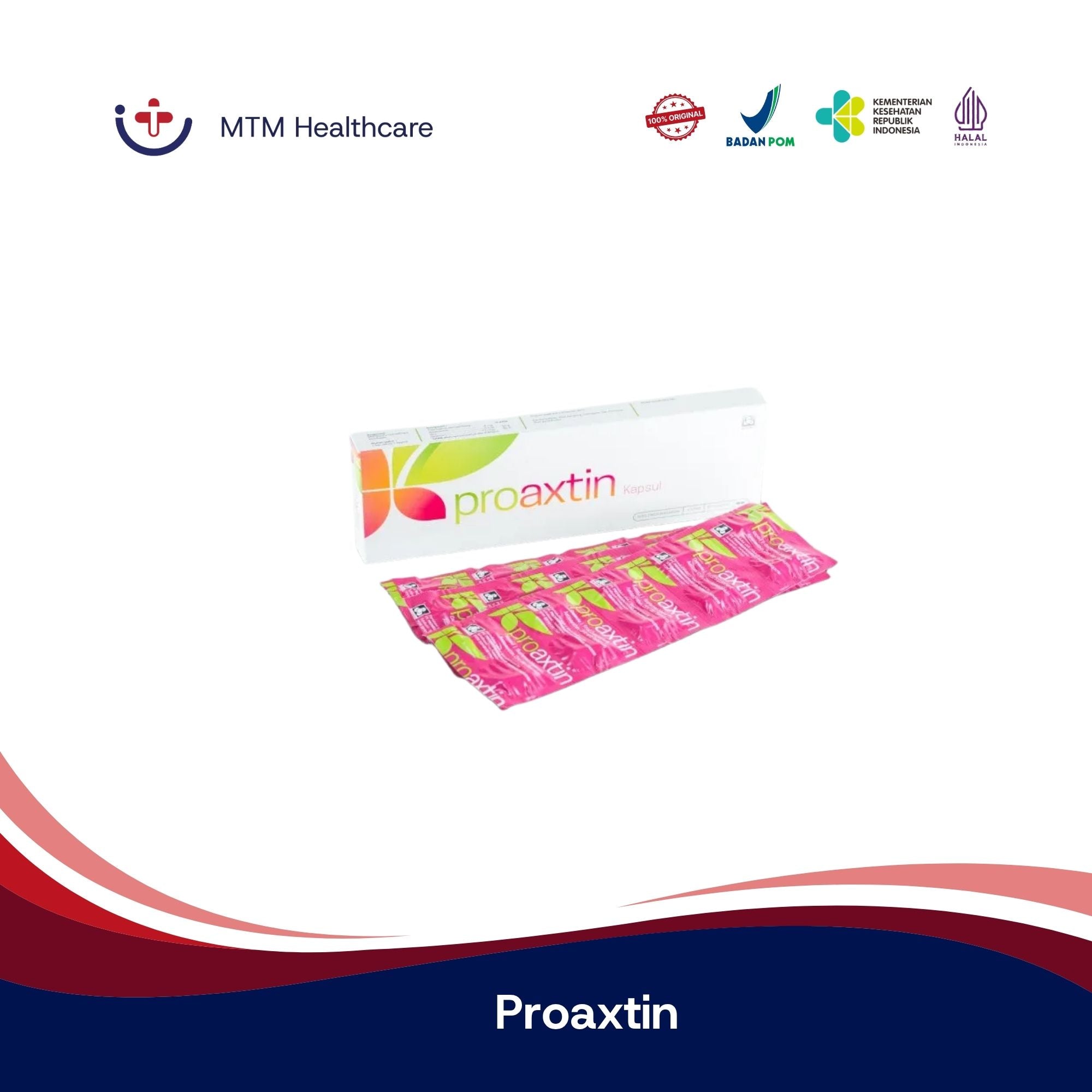 Proaxtin Box Isi 30 Tablet Vitamin Suplemen