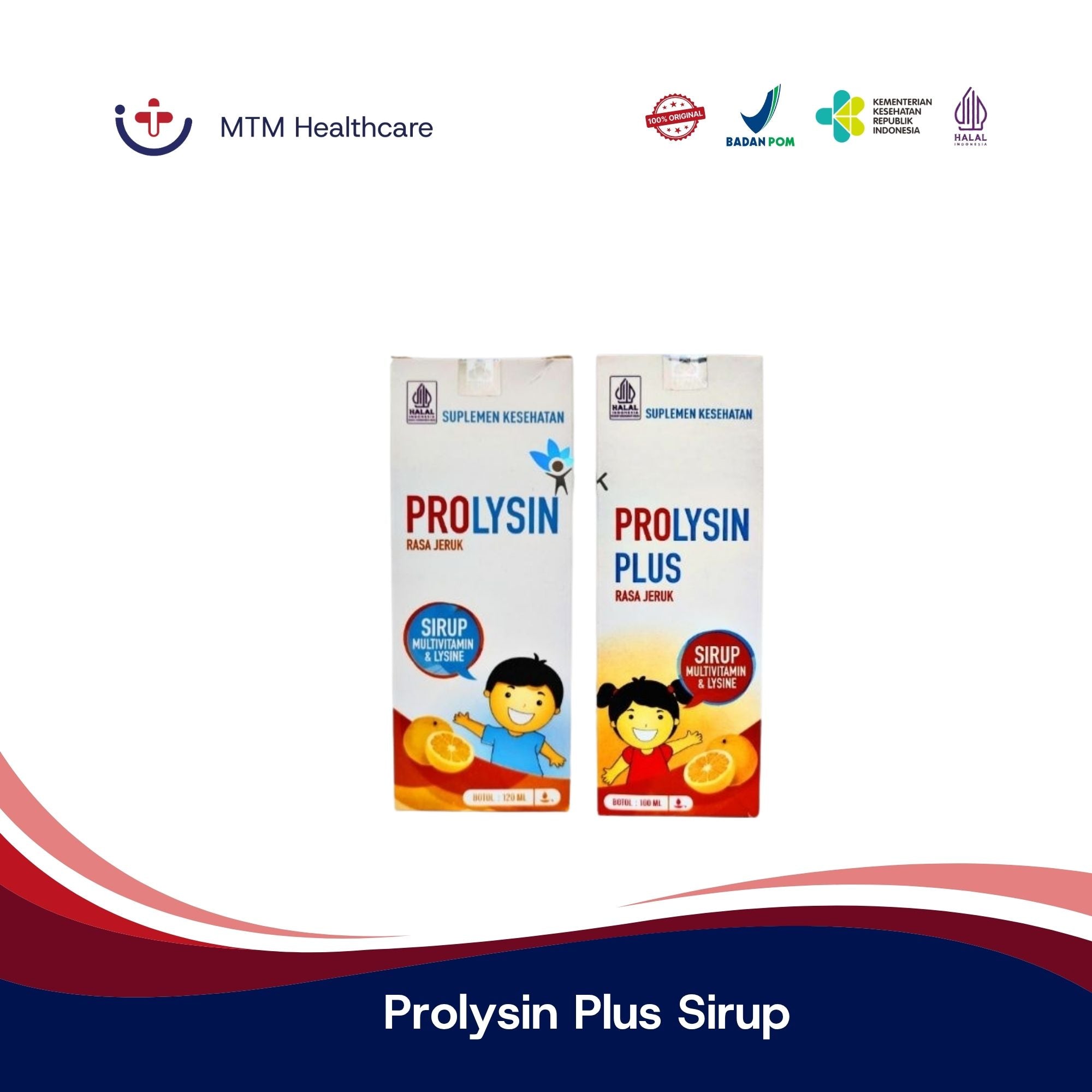 Prolysin Plus Sirup 100ML Suplemen