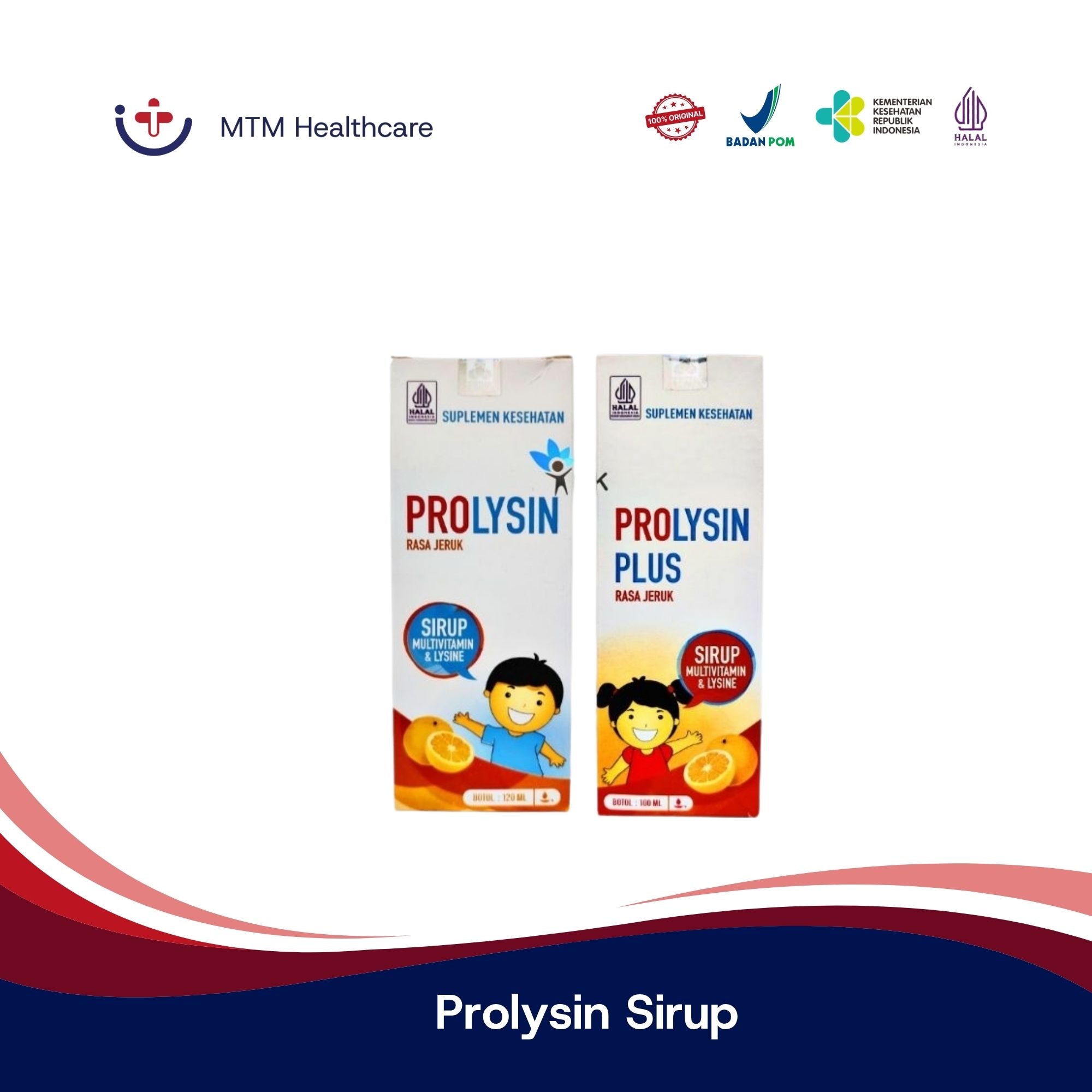 Prolysin Sirup 120ML Vitamin Suplemen
