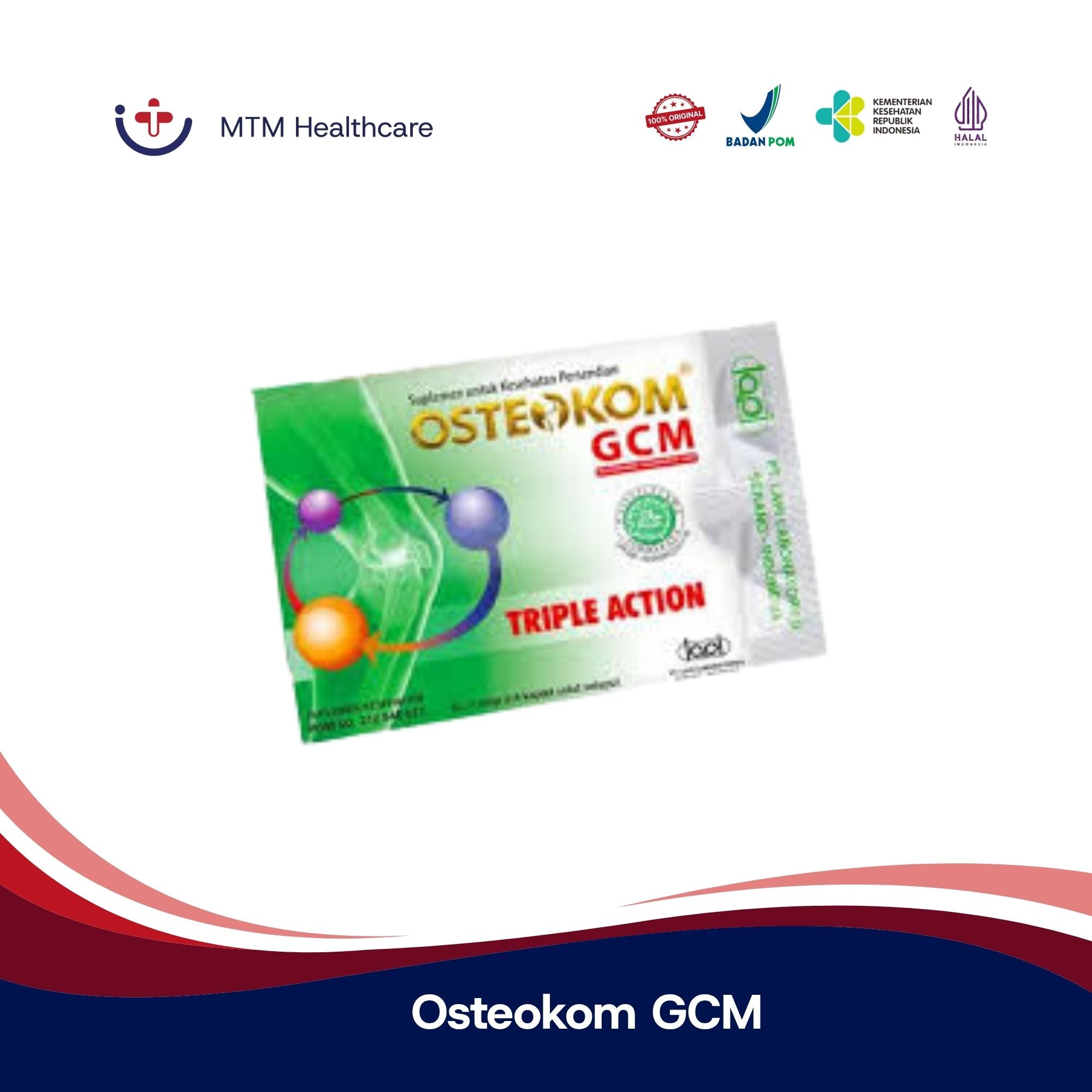 Osteokom GCM Box isi 30 Tablet Kaplet