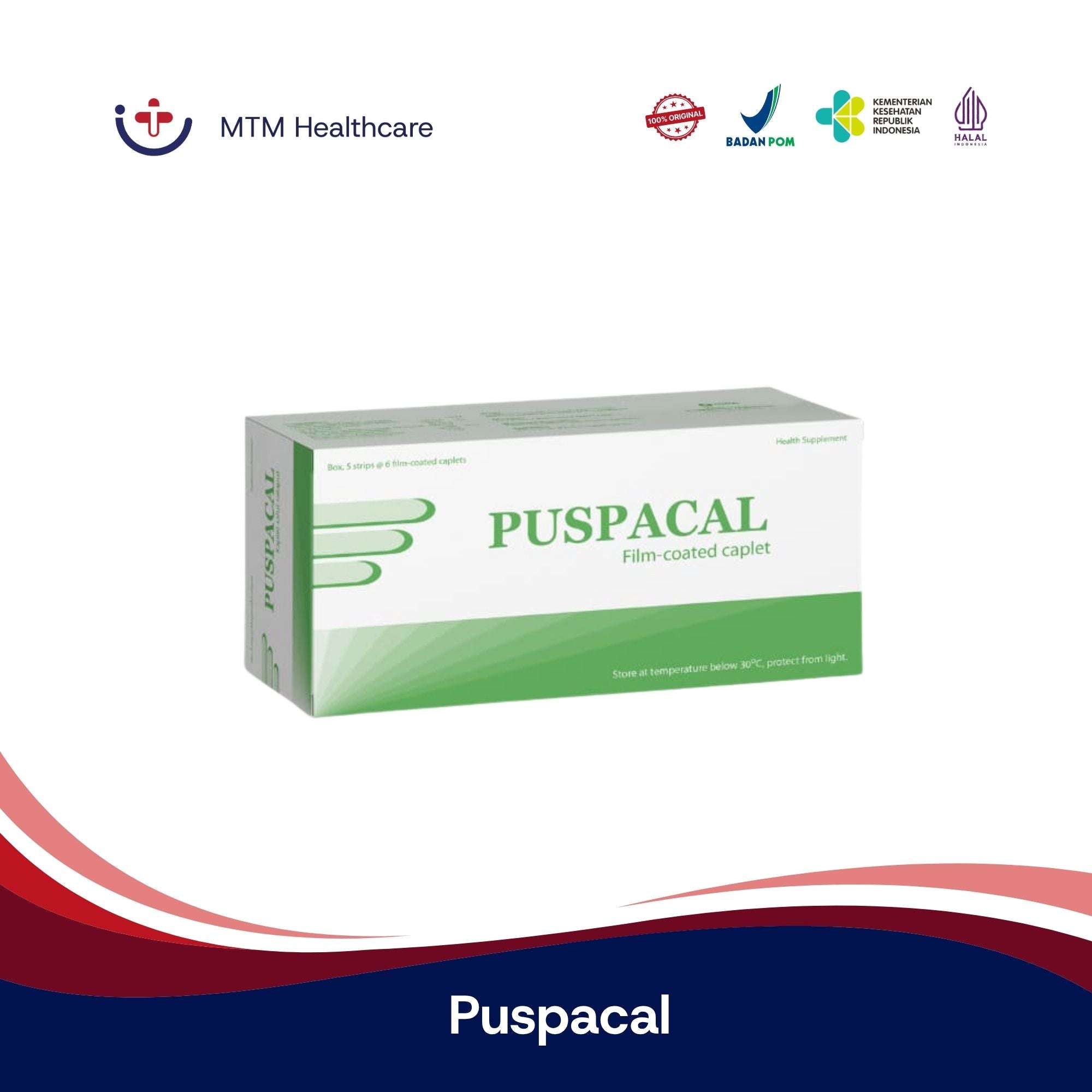 Puspacal Box Isi 30 Tablet Kaplet