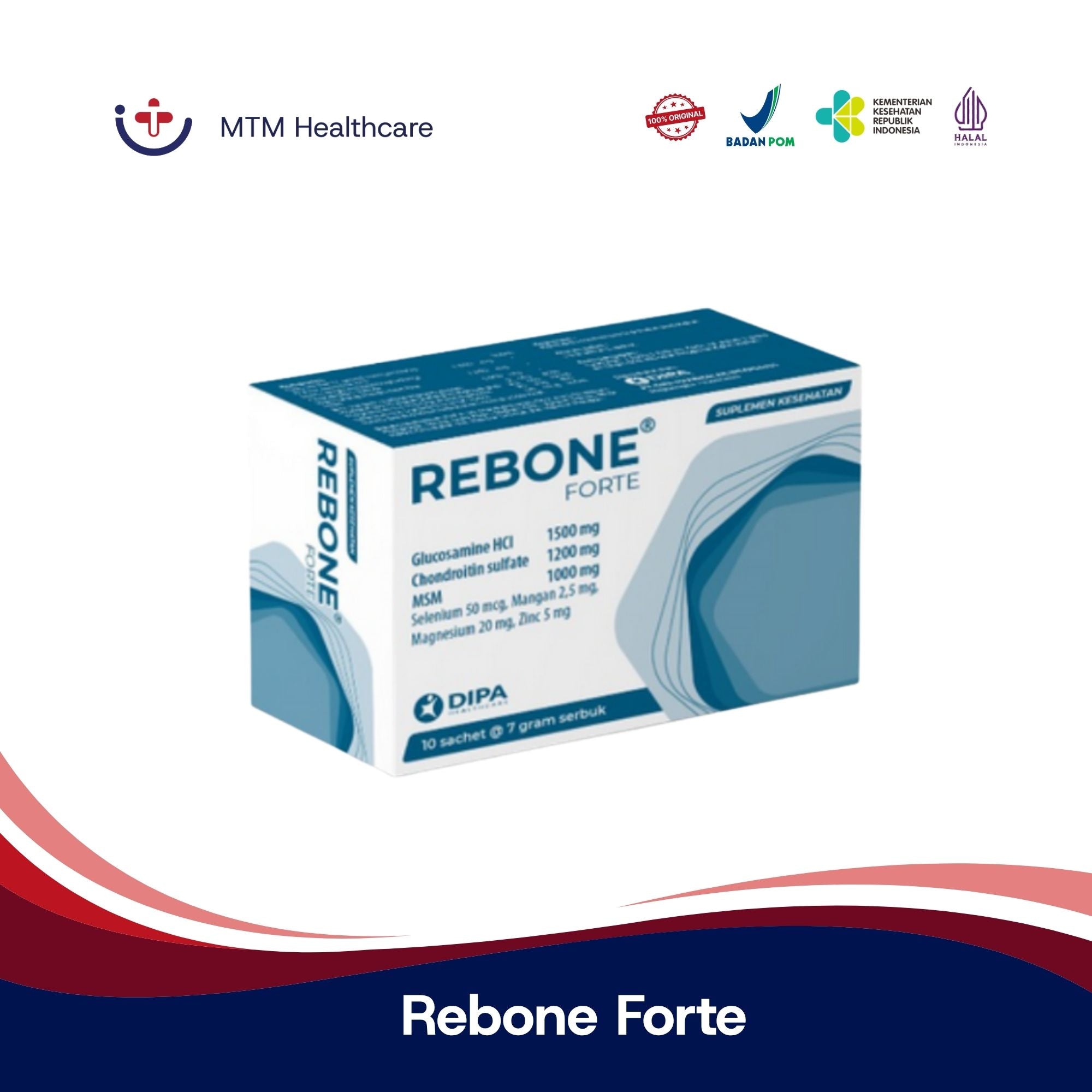 Rebone Forte Box Isi 10 Sachet