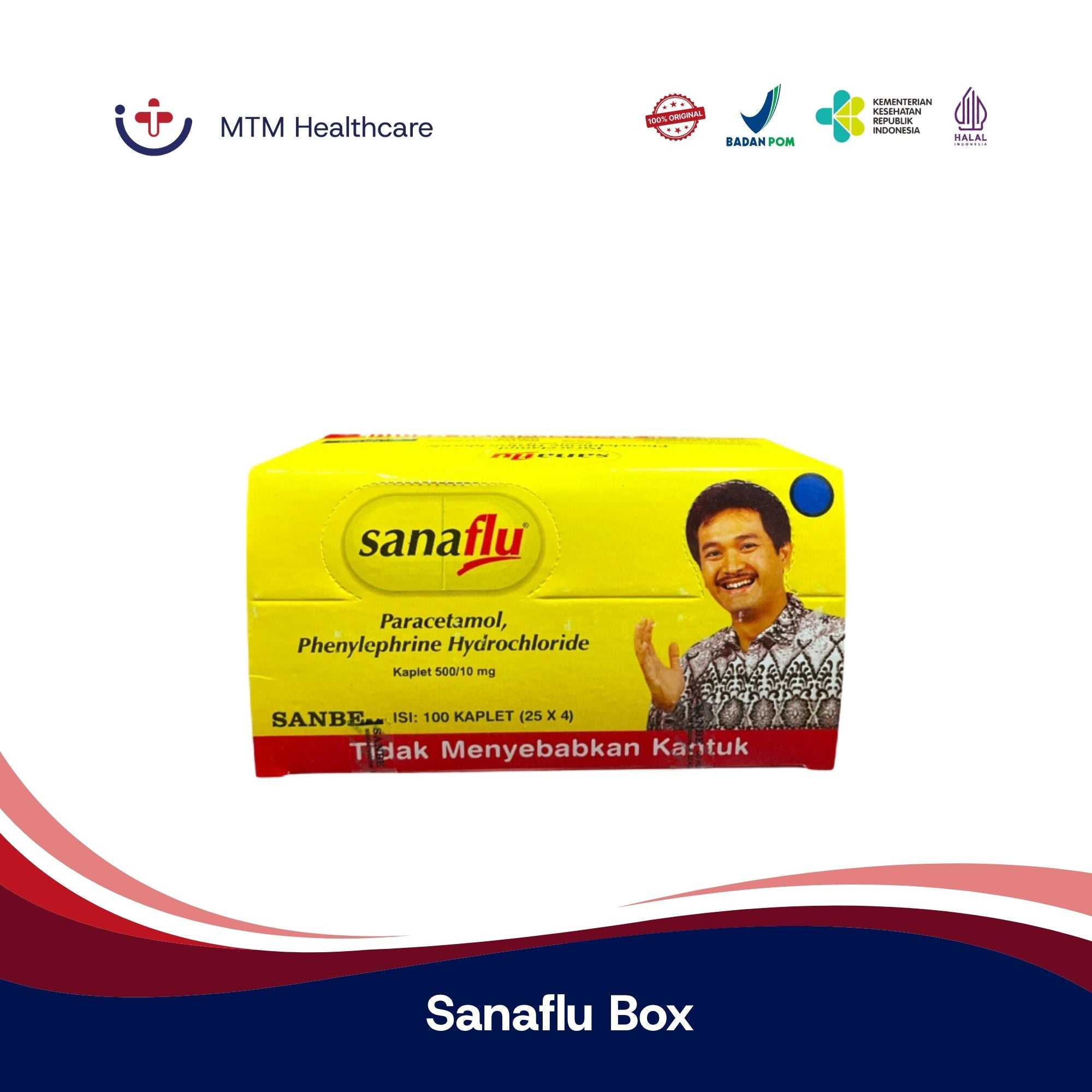 Sanaflu Box Isi 100 Tablet