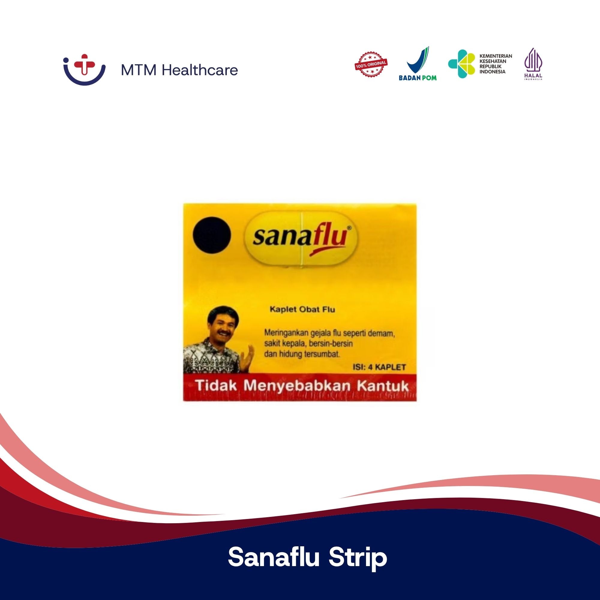 Sanaflu Strip Isi 4 Tablet