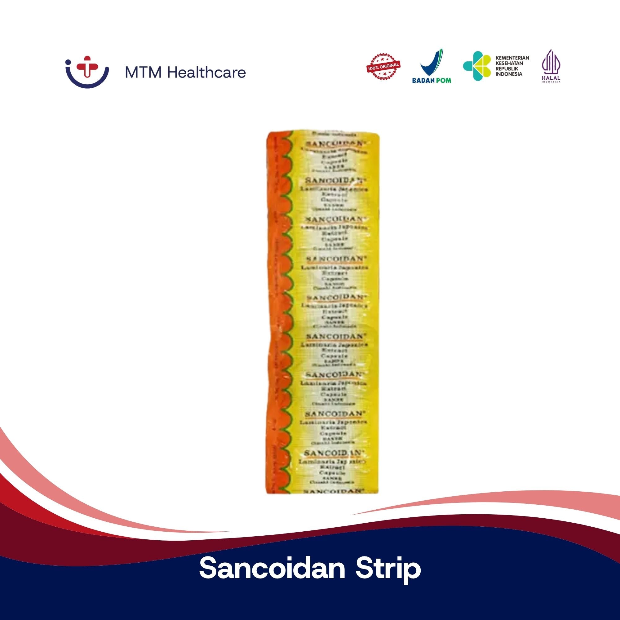 Sancoidan Strip Isi 10 Tablet Vitamin Suplemen