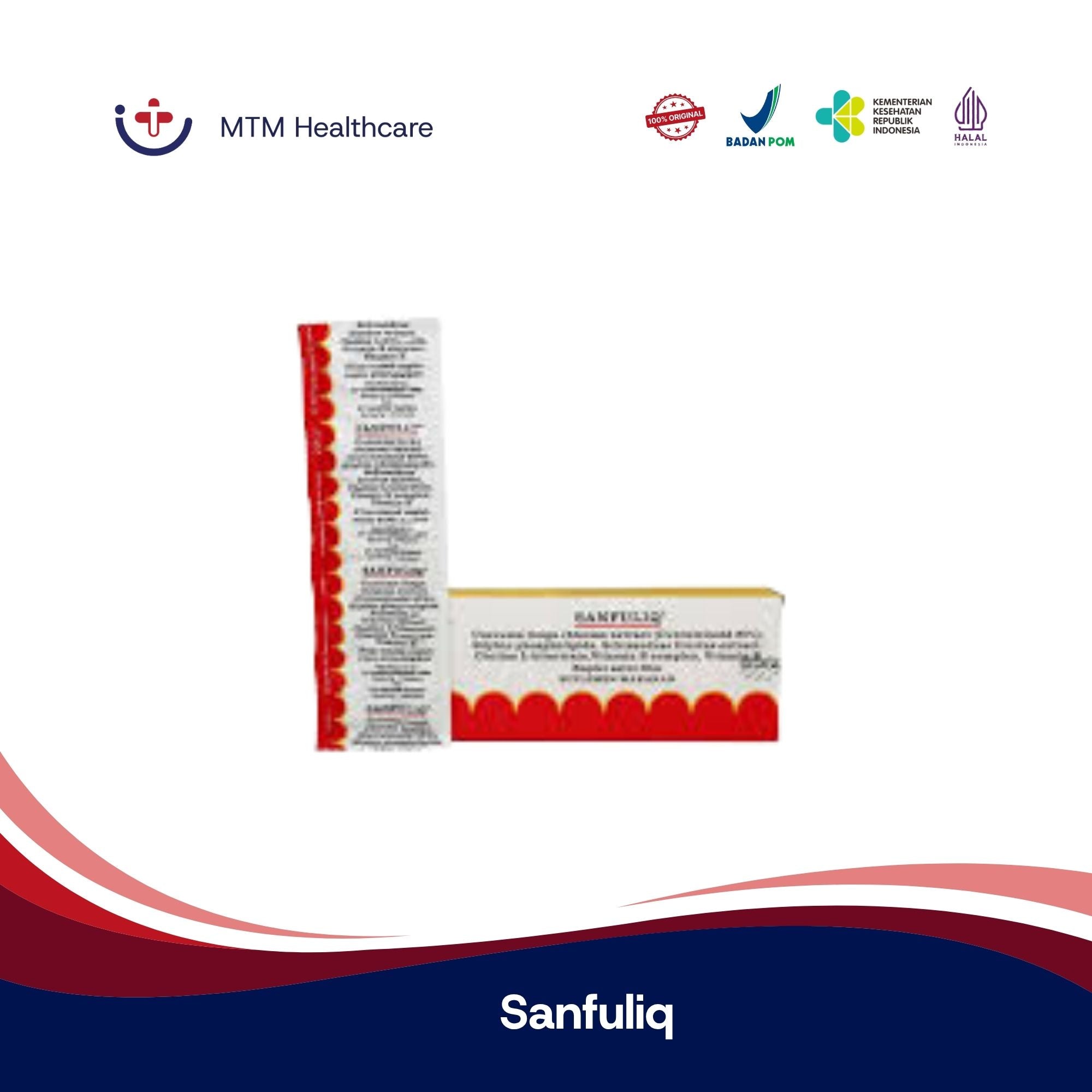 Sanfuliq Box Isi 30 Tablet Kaplet Vitamin