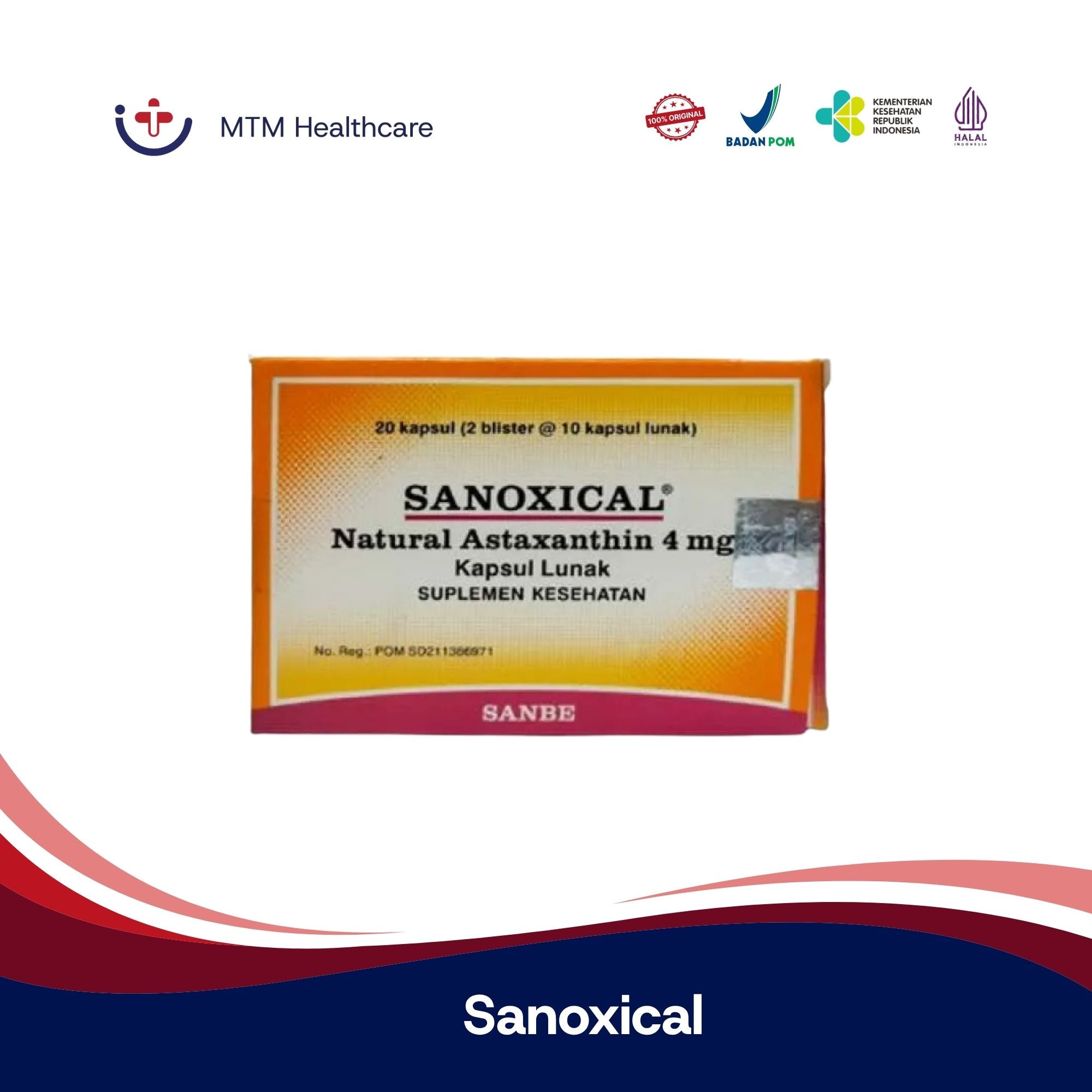 Sanoxical Box Isi 20 Tablet Kaplet Vitamin