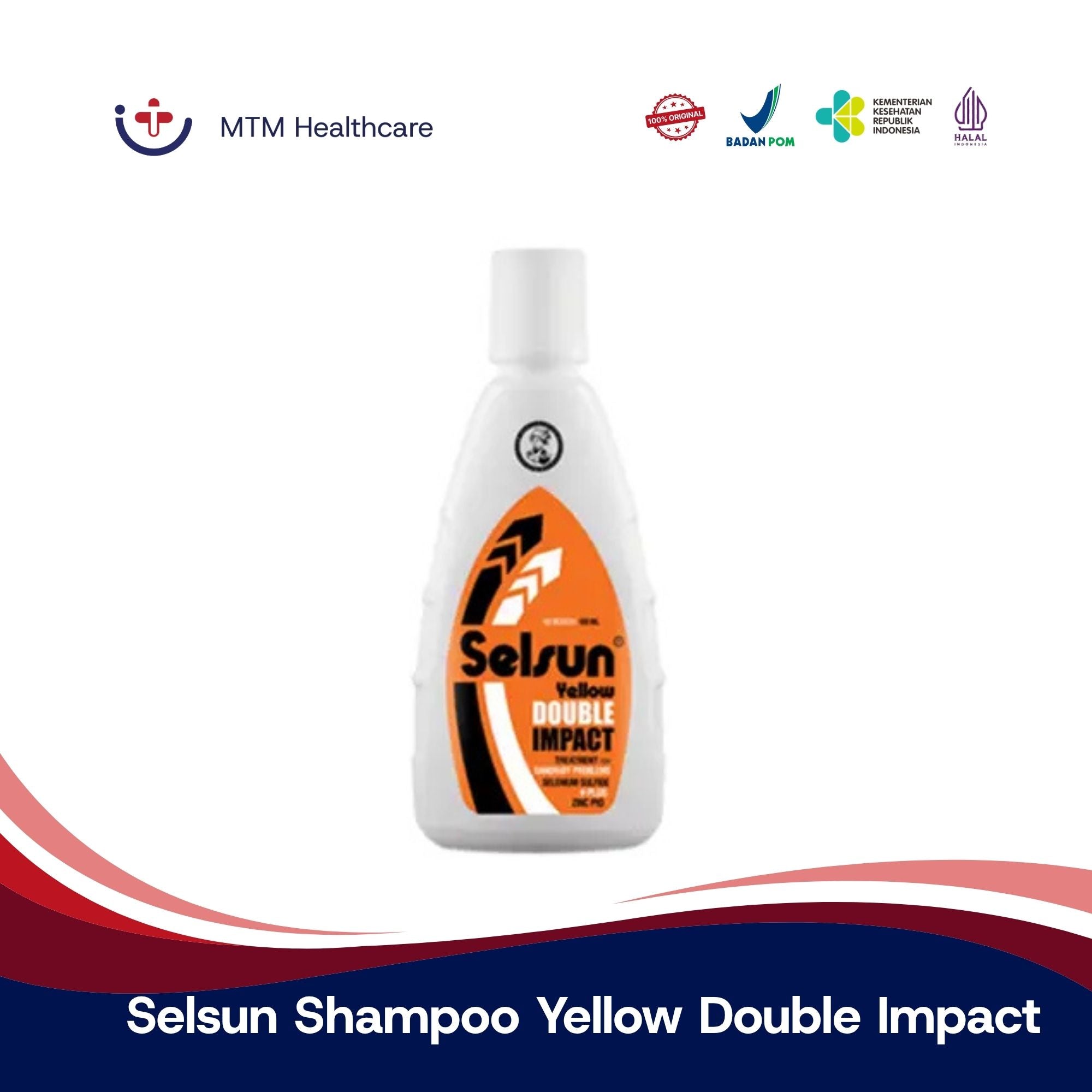 Selsun Shampoo Yellow Double Impact 50ml & 100ml