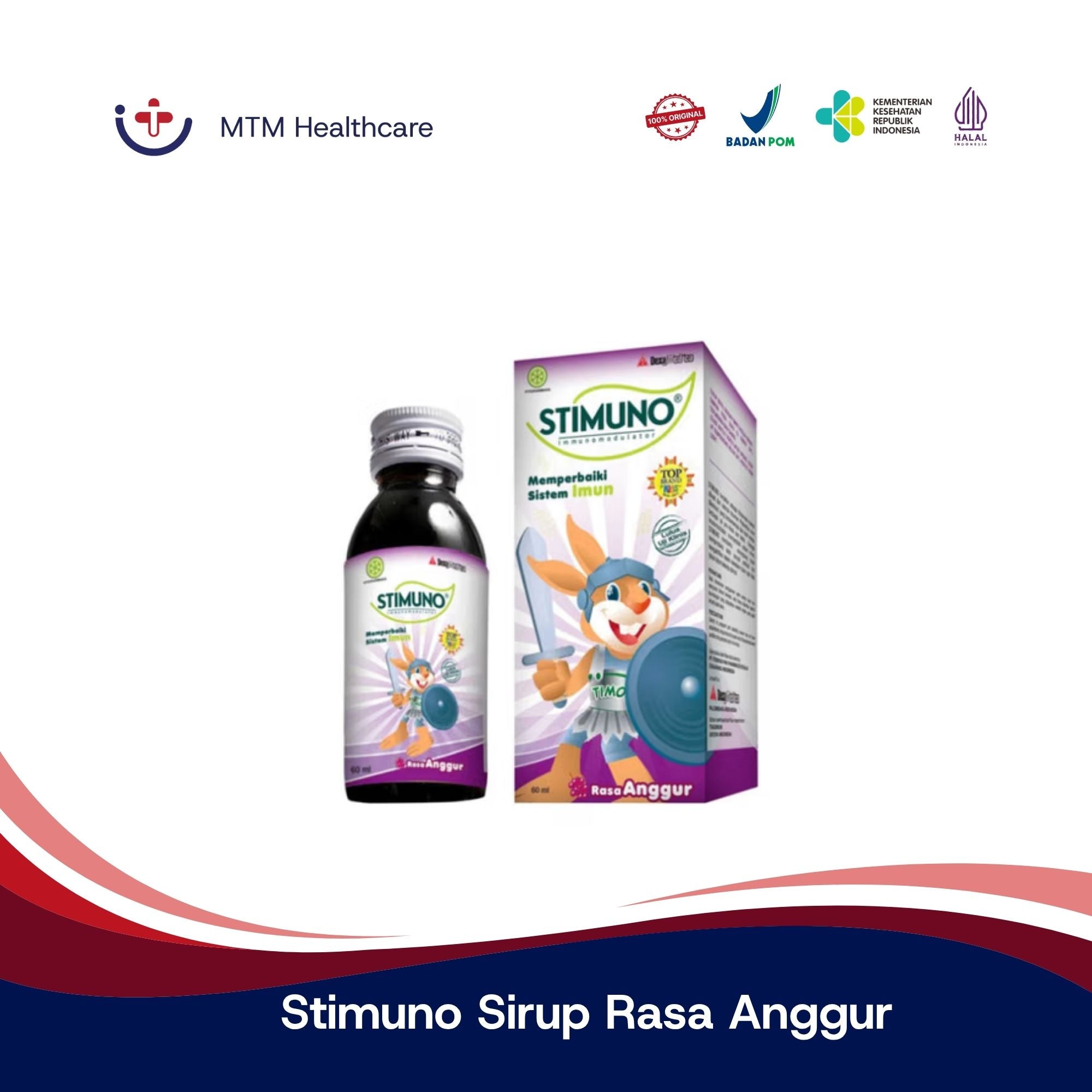 STIMUNO SIRUP RASA ANGGUR 100ML