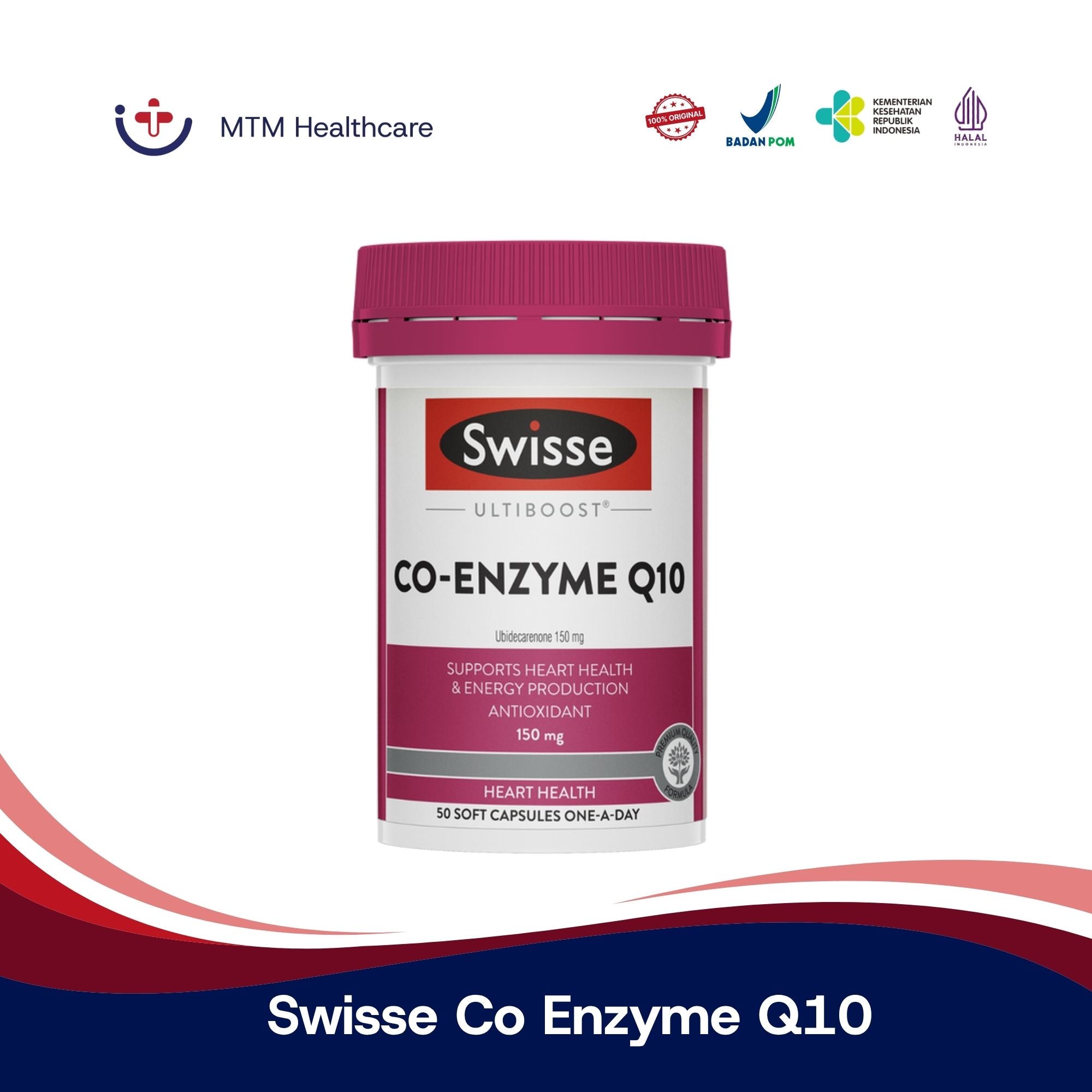Swisse Co Enzyme Q10 Isi 50 Tablet Original