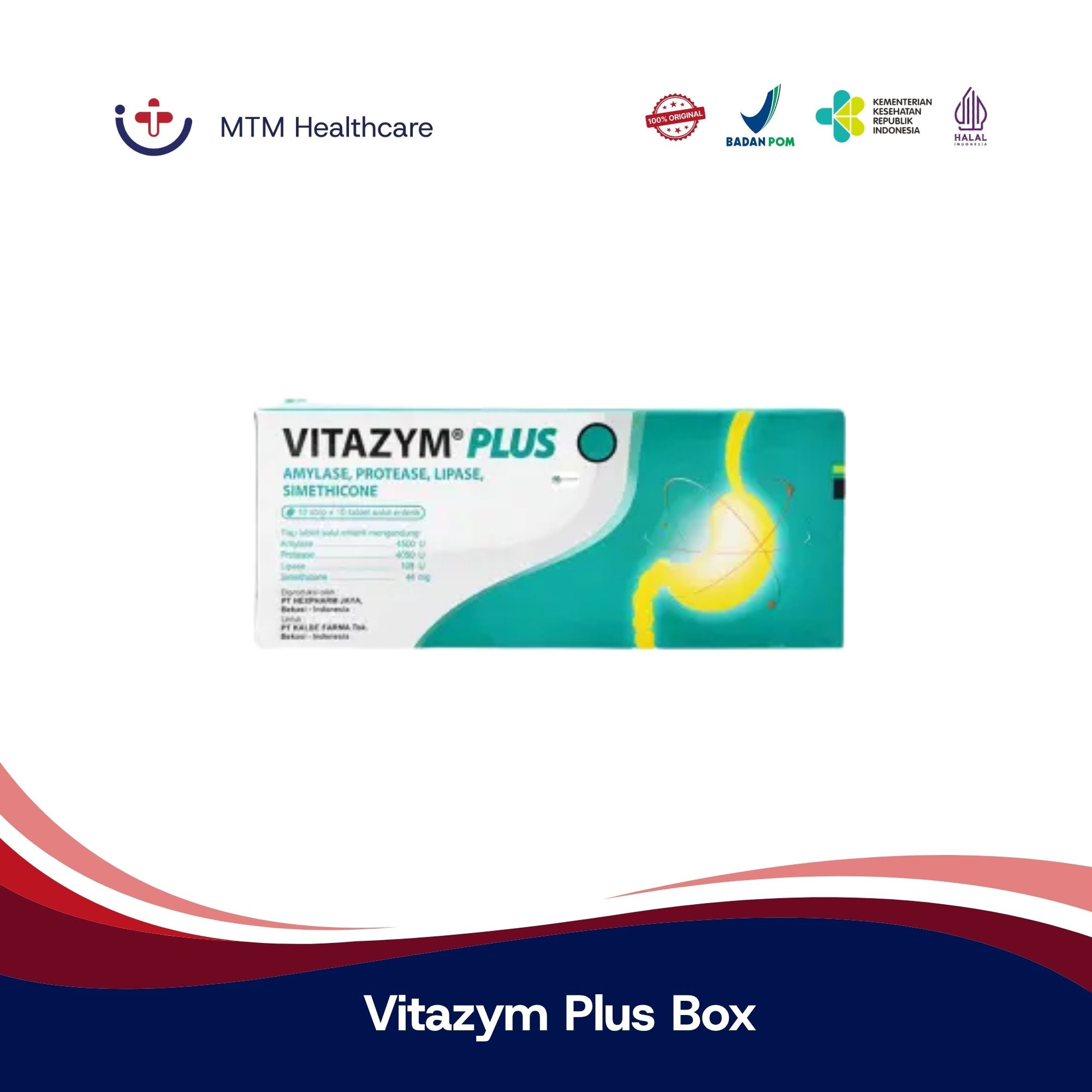 Vitazym Plus Box Isi 100 Tablet