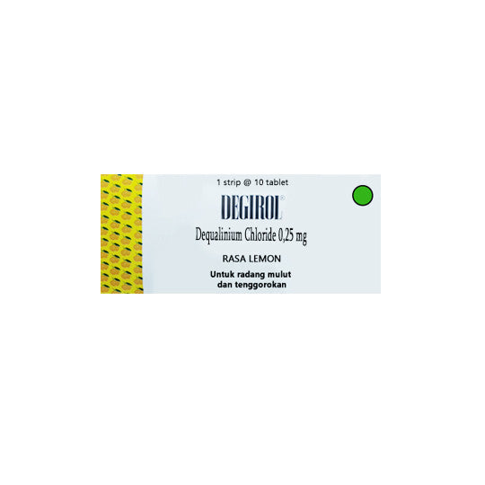 DEGIROL STRIP 10 TABLET