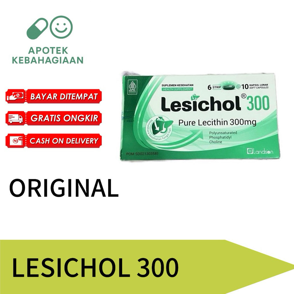 Lesichol 300 Box Isi 60 Tablet Vitamin Suplemen