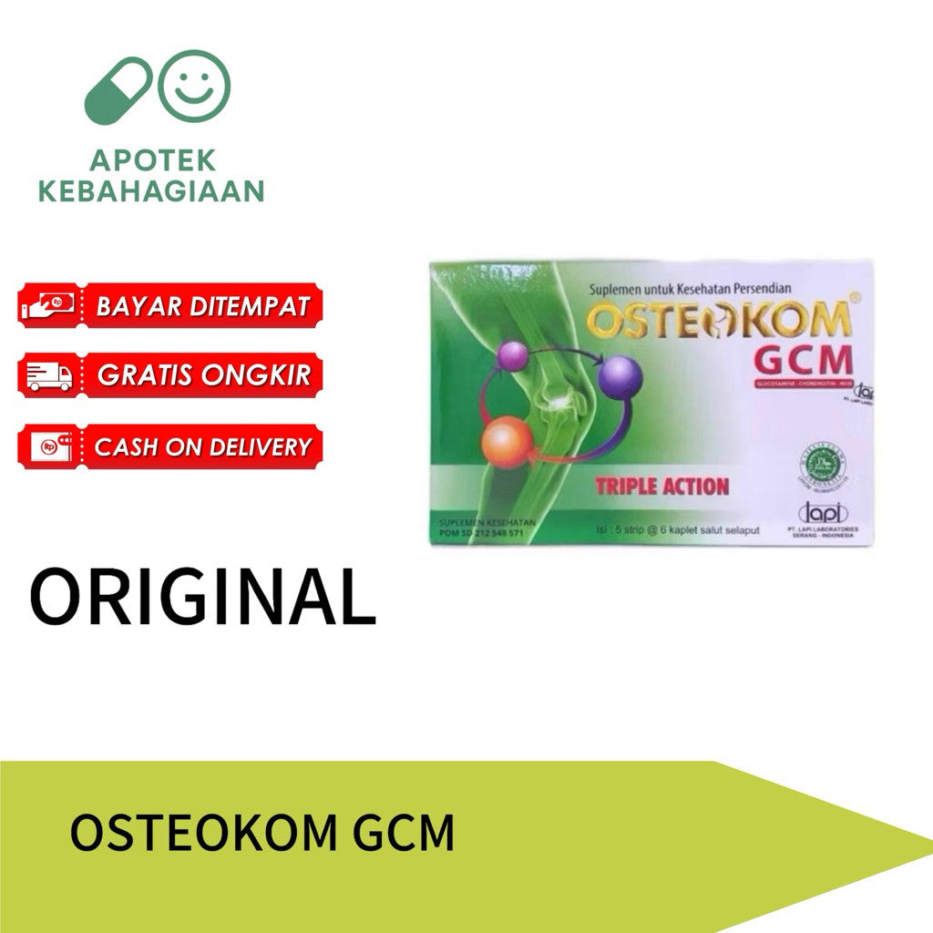 Osteokom GCM Box isi 30 Tablet Kaplet