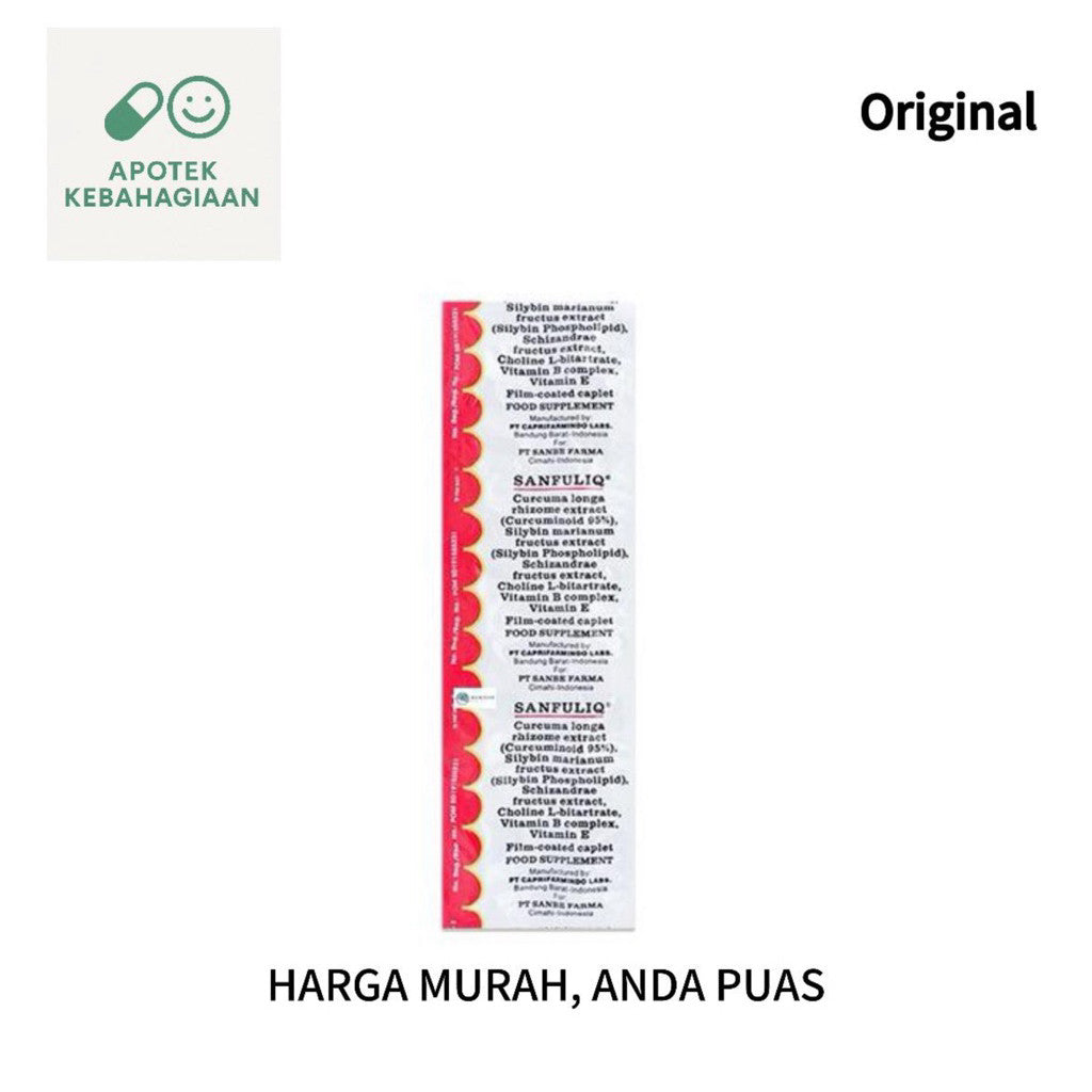 Sanfuliq Strip isi 10 Tablet Vitamin Suplemen