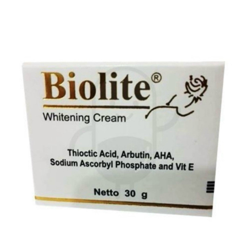 Biolite Whitening Cream 10Gr 30gr - pencerah kulit