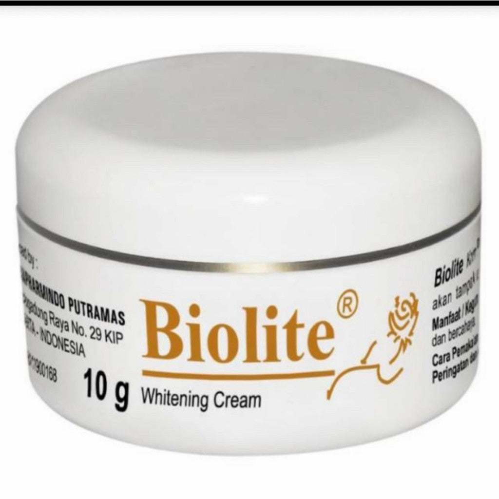 Biolite Whitening Cream 10Gr 30gr - pencerah kulit