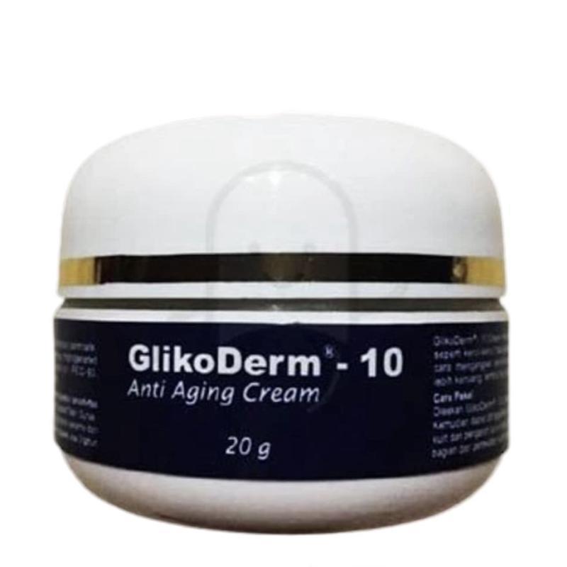Glikoderm 10 Anti Aging Cream 20 Gram Pot Kecantikan