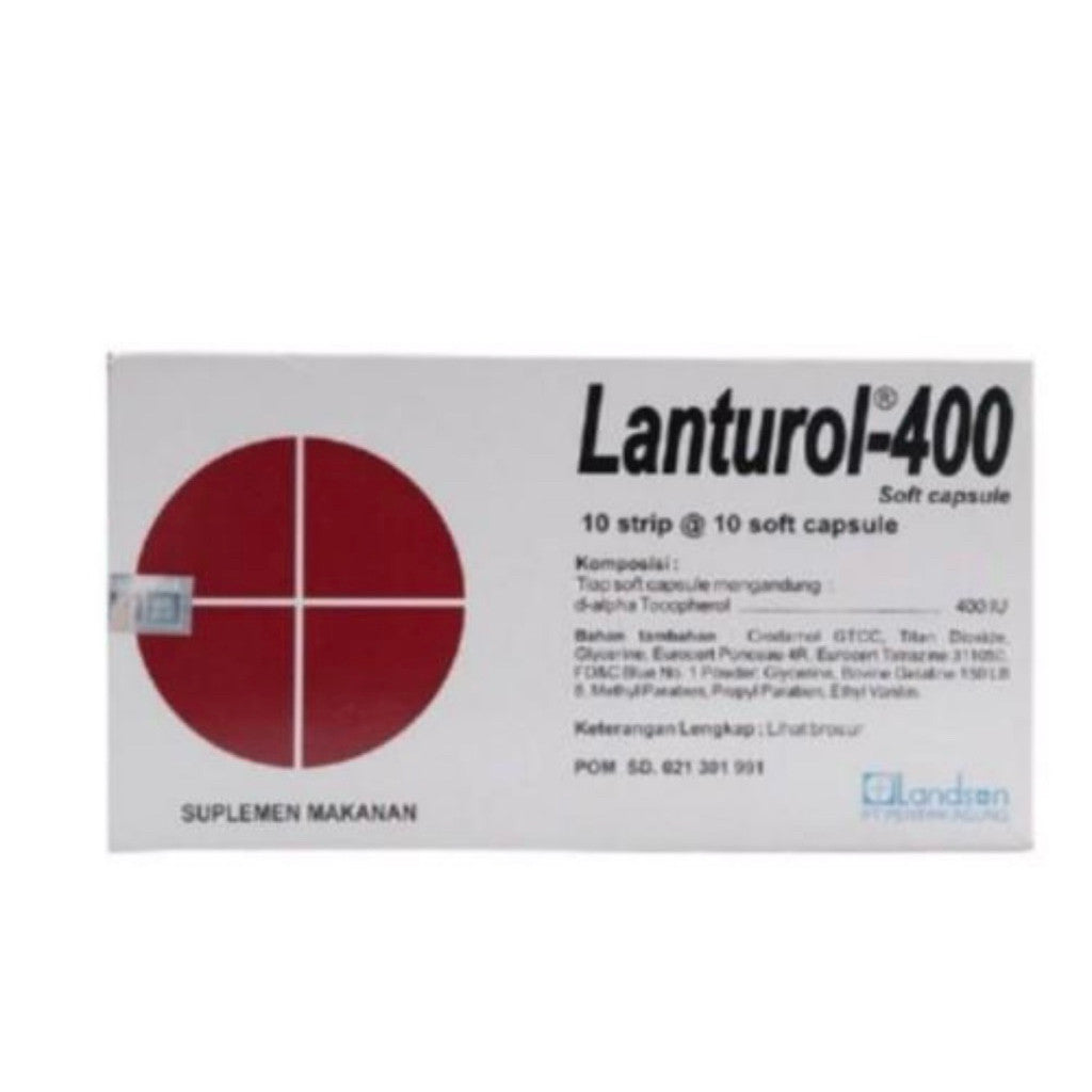 LANTUROL 400 IU VITAMIN E ISI 100 TABLET
