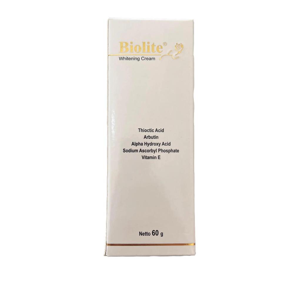 Biolite Whitening cream 60 gr krim kulit mencerahkan