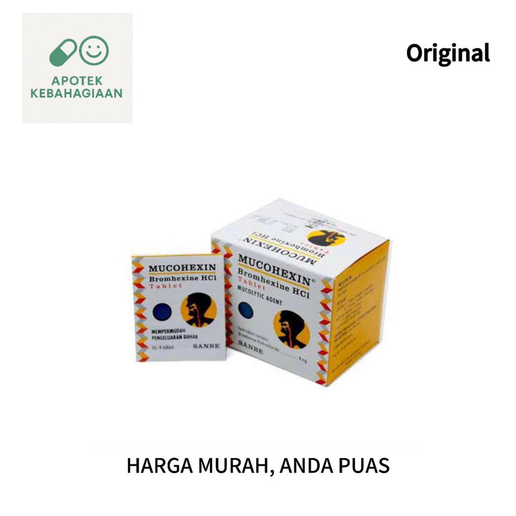 Mucohexin Box isi 100 Tablet