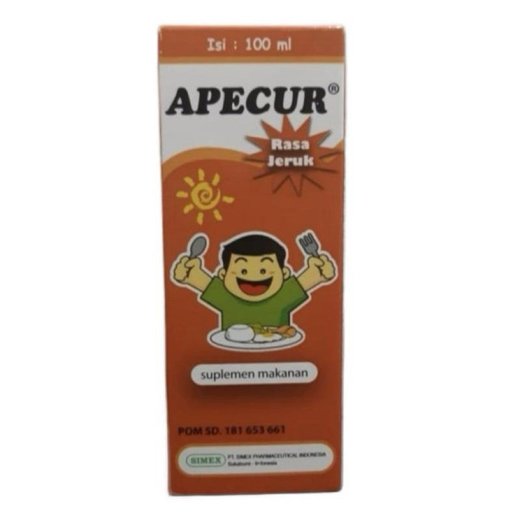 Apecur Syrup Sirup 100Ml Vitamin Suplemen