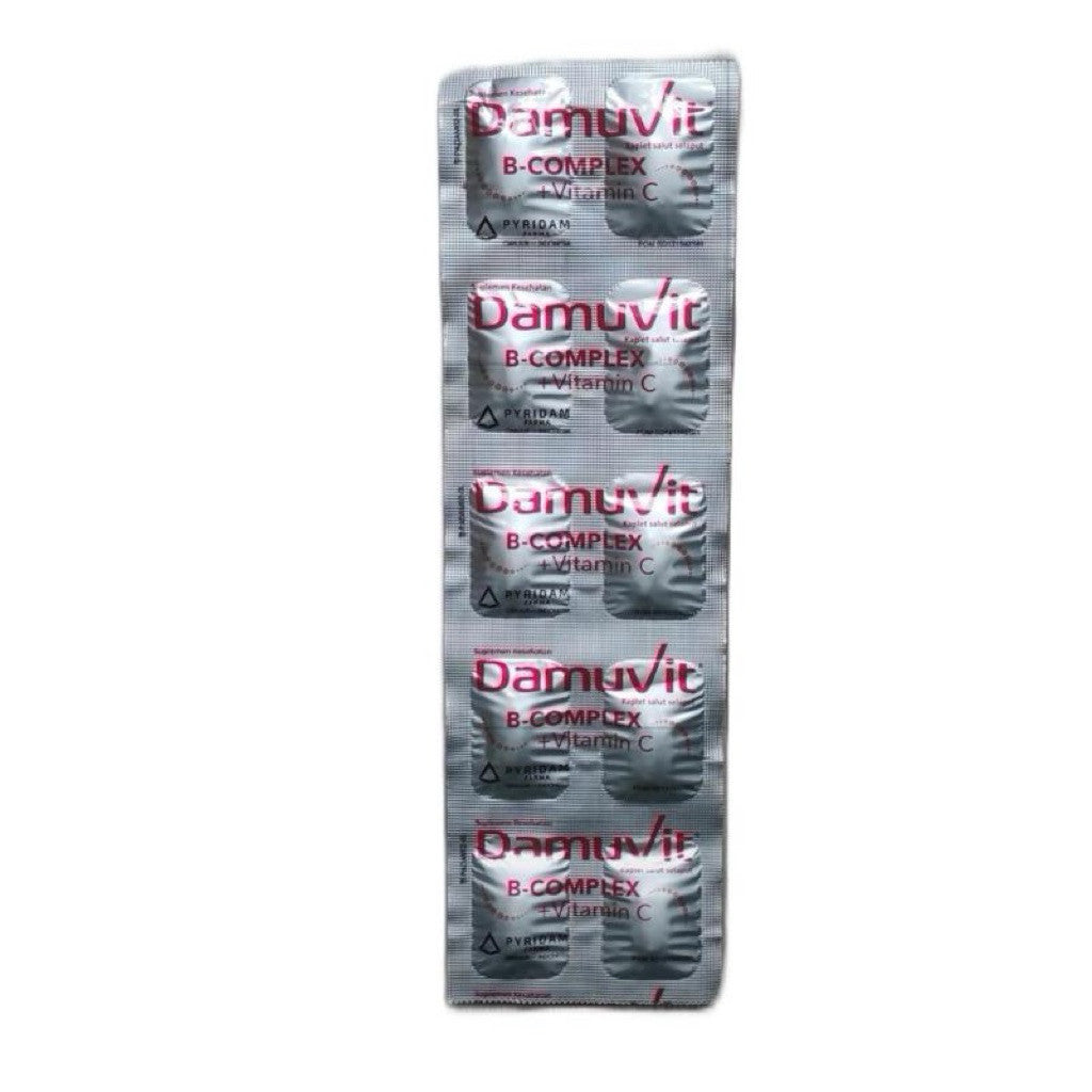 Damuvit Vitamin B Kompleks Vitamin C Isi 10 Tablet Strip