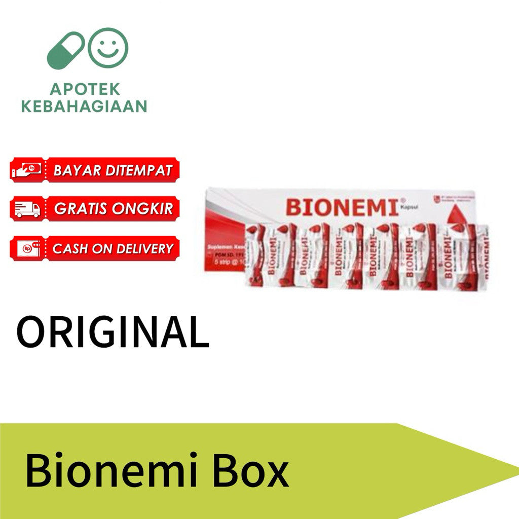 Bionemi Box Isi 50 Tablet Suplemen Kesehatan